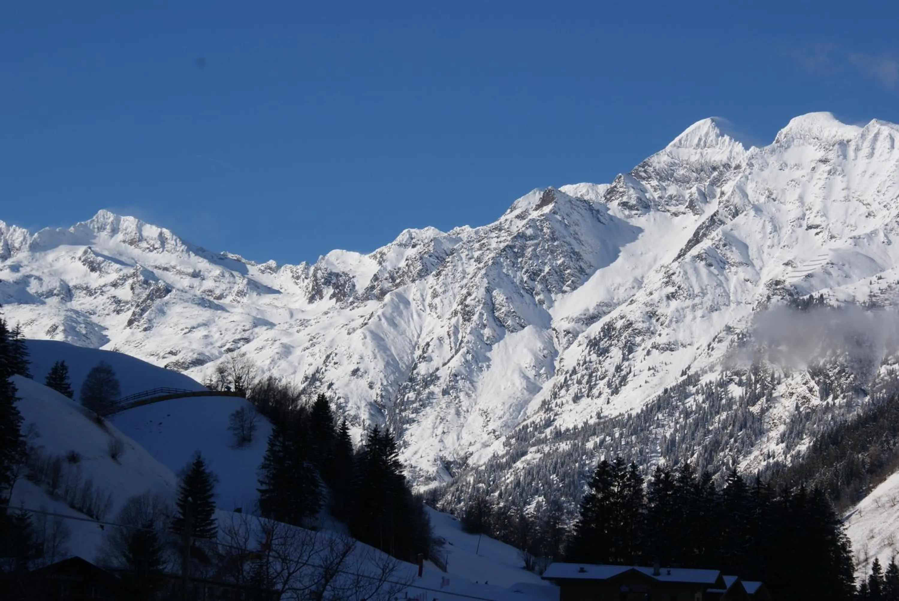 Mountain view in Hotel Alpin