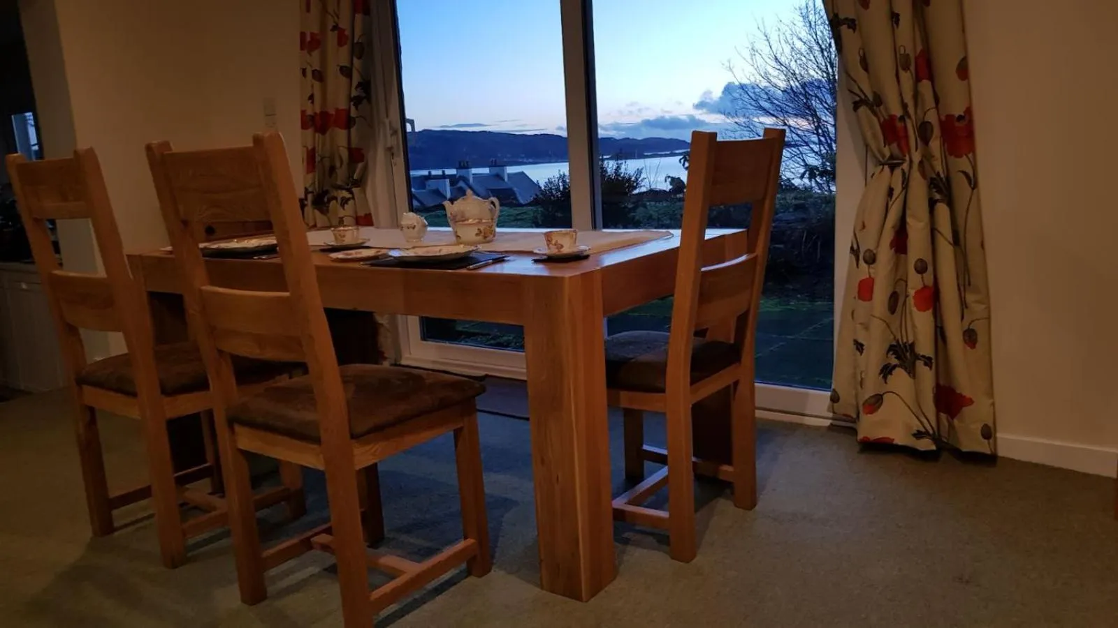 Dining area in The Old Cottage