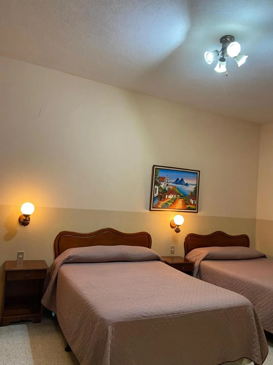 Bed in Hotel El Reformador