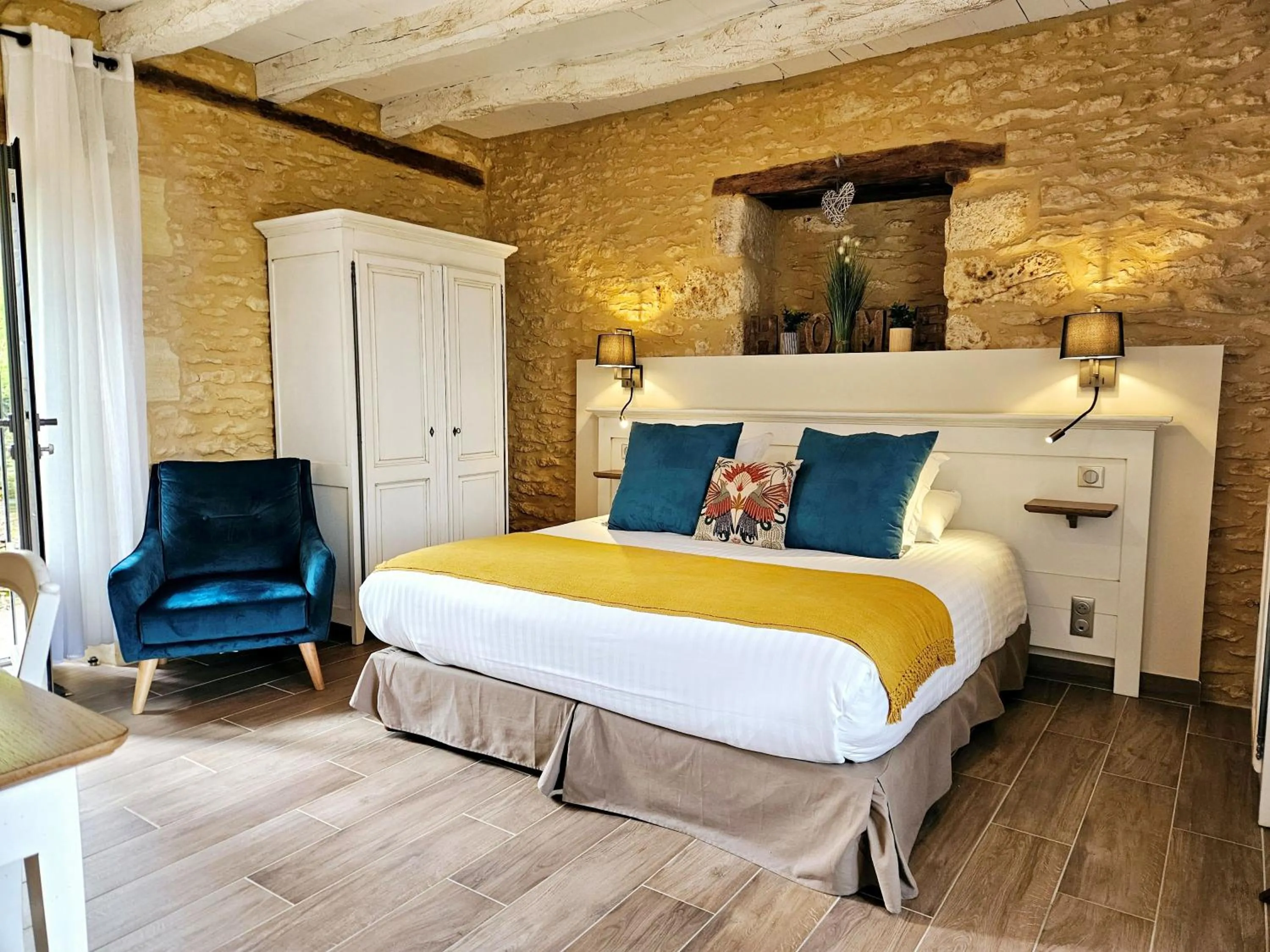 Bed in Domaine de La Rhonie