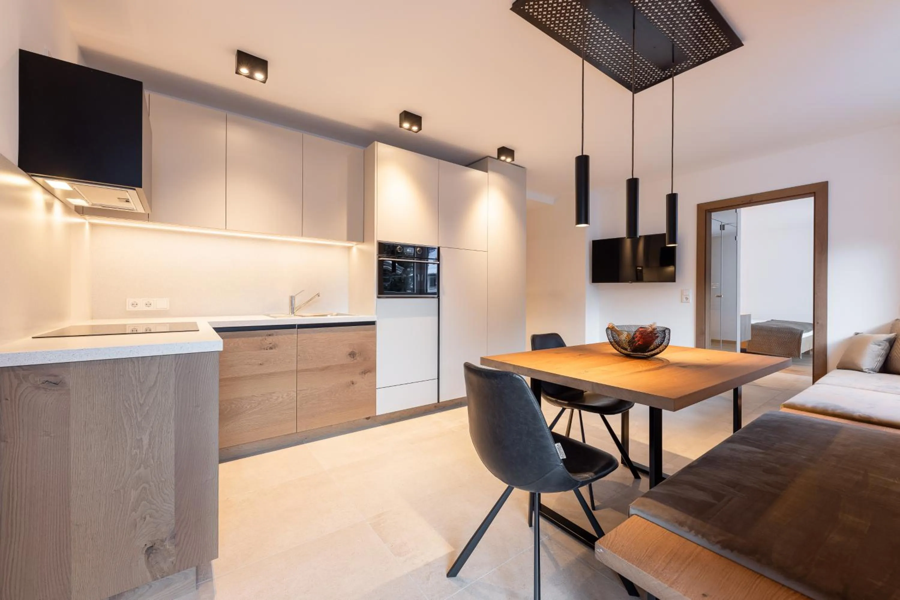 Living room in Max Mountain Apartments