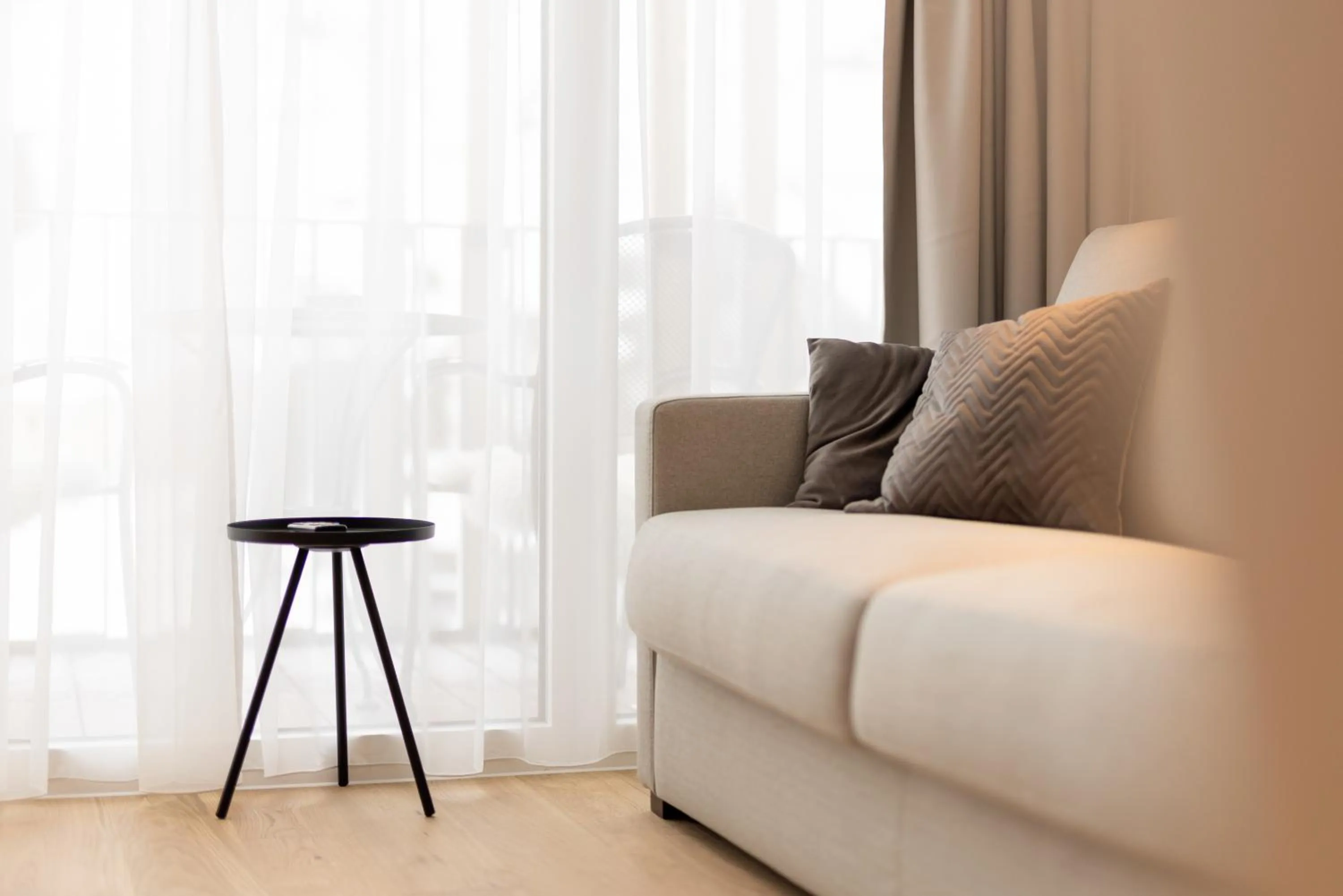 Living room in Max Mountain Apartments