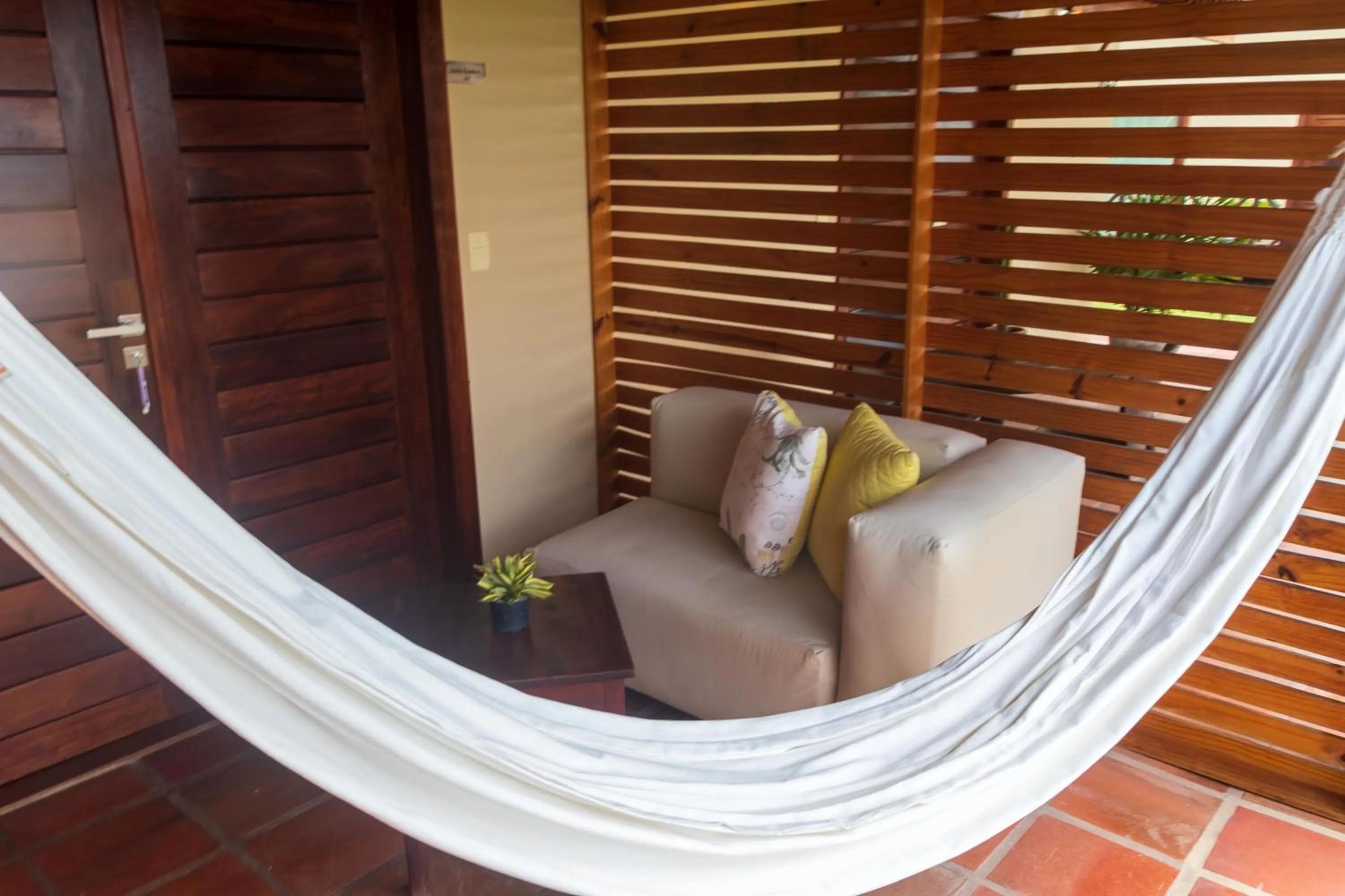 Seating area in Hotel Villaggio Tudo Bom