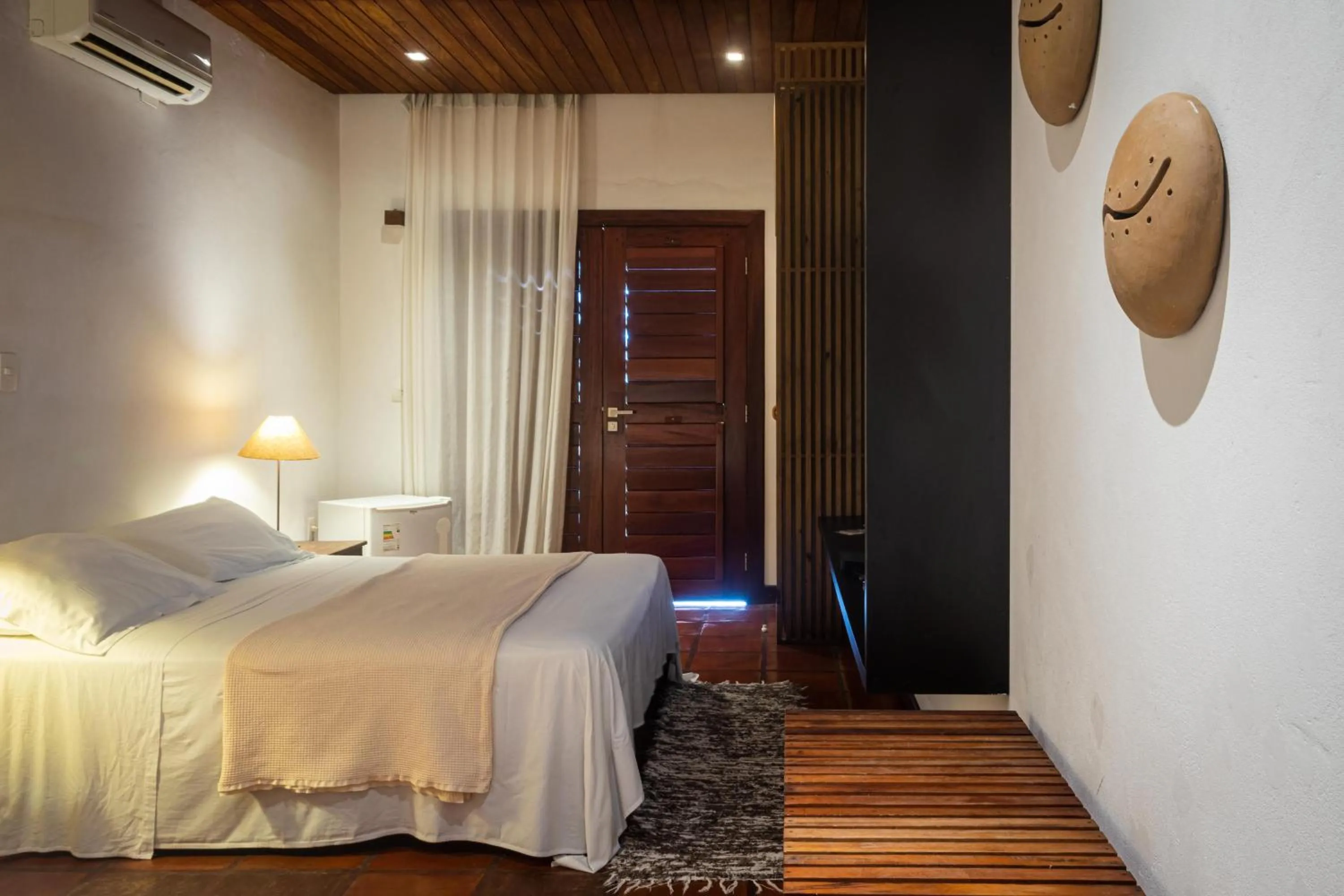 Bed in Hotel Villaggio Tudo Bom