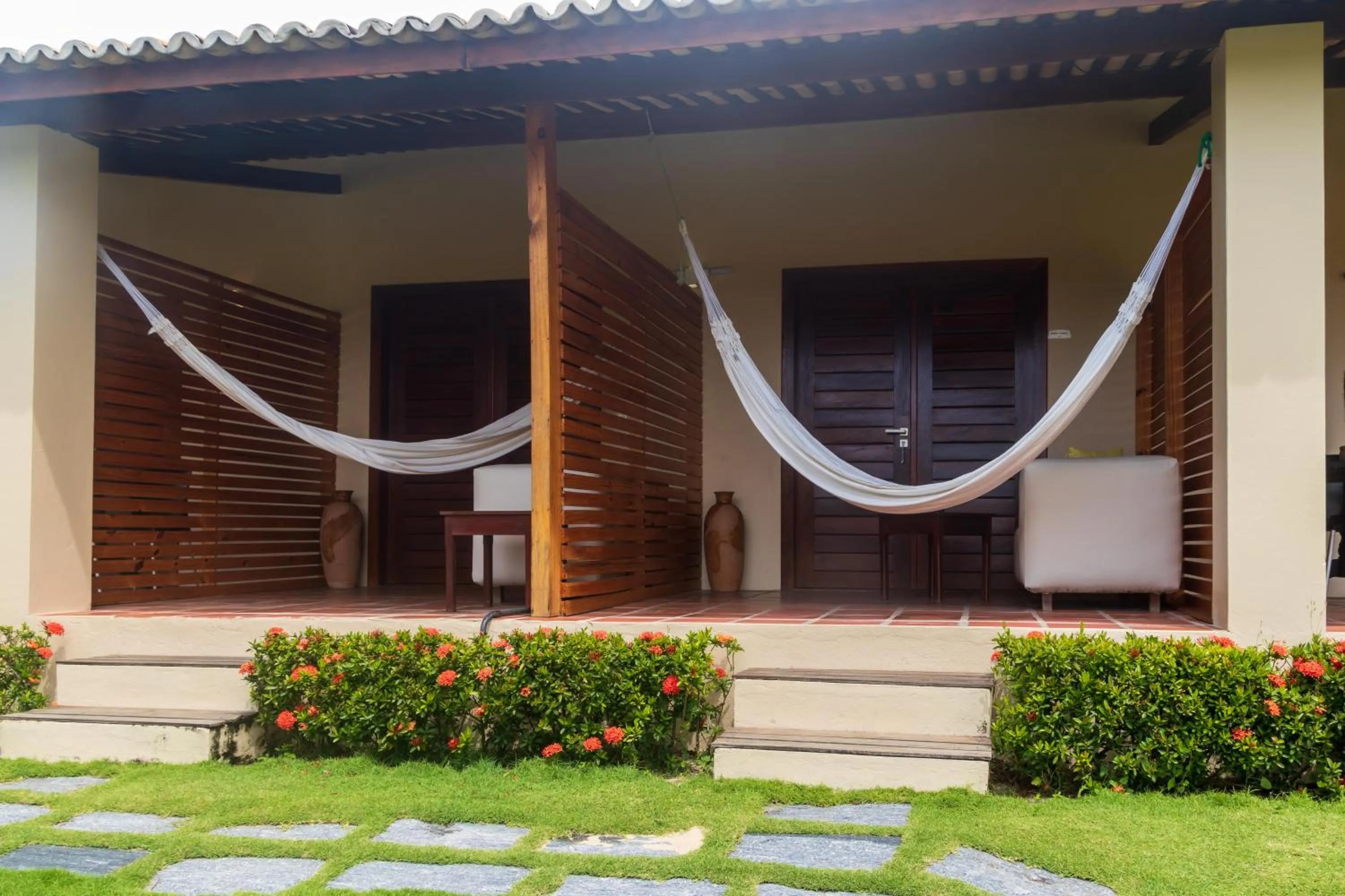 Garden view in Hotel Villaggio Tudo Bom