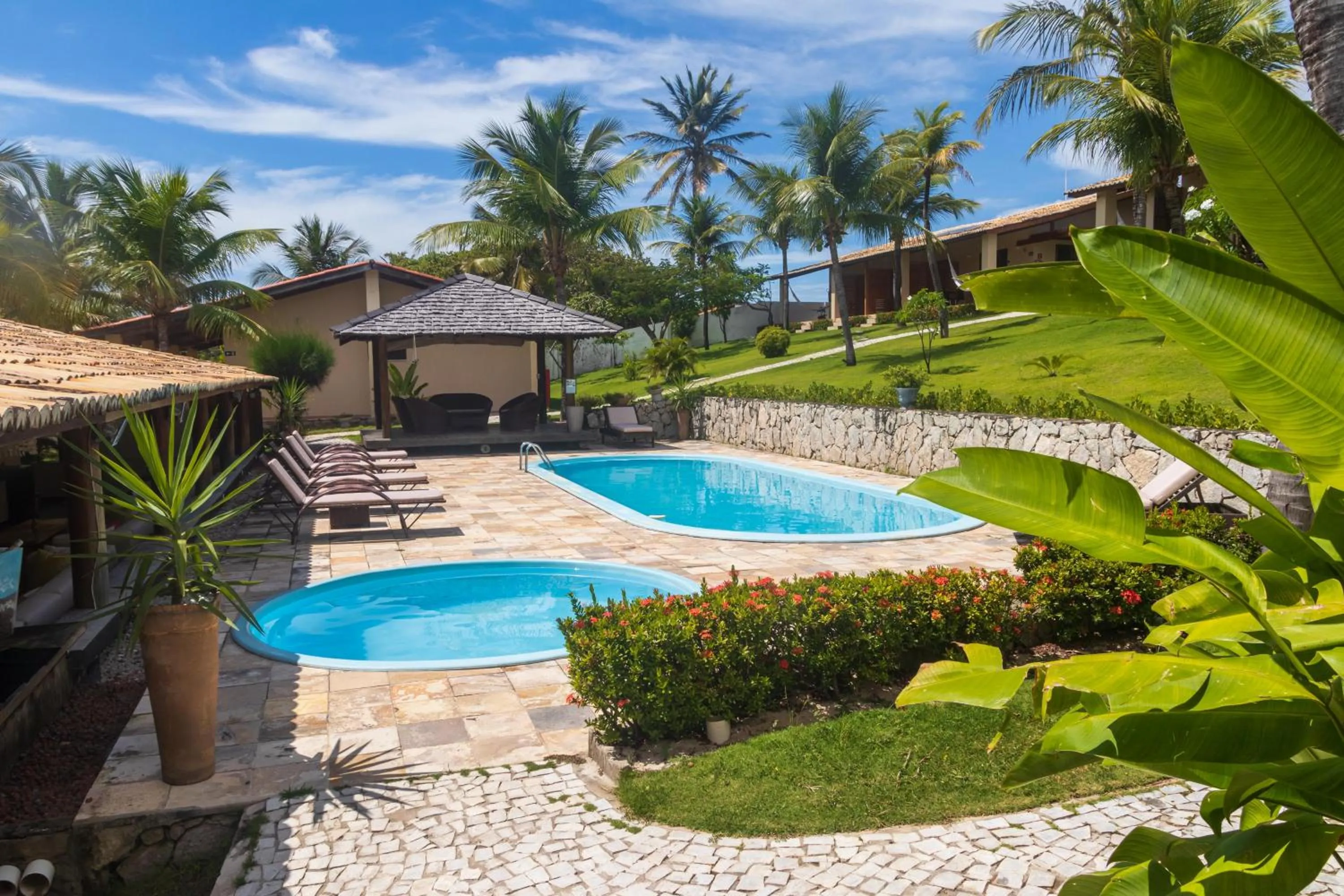 Pool view in Hotel Villaggio Tudo Bom