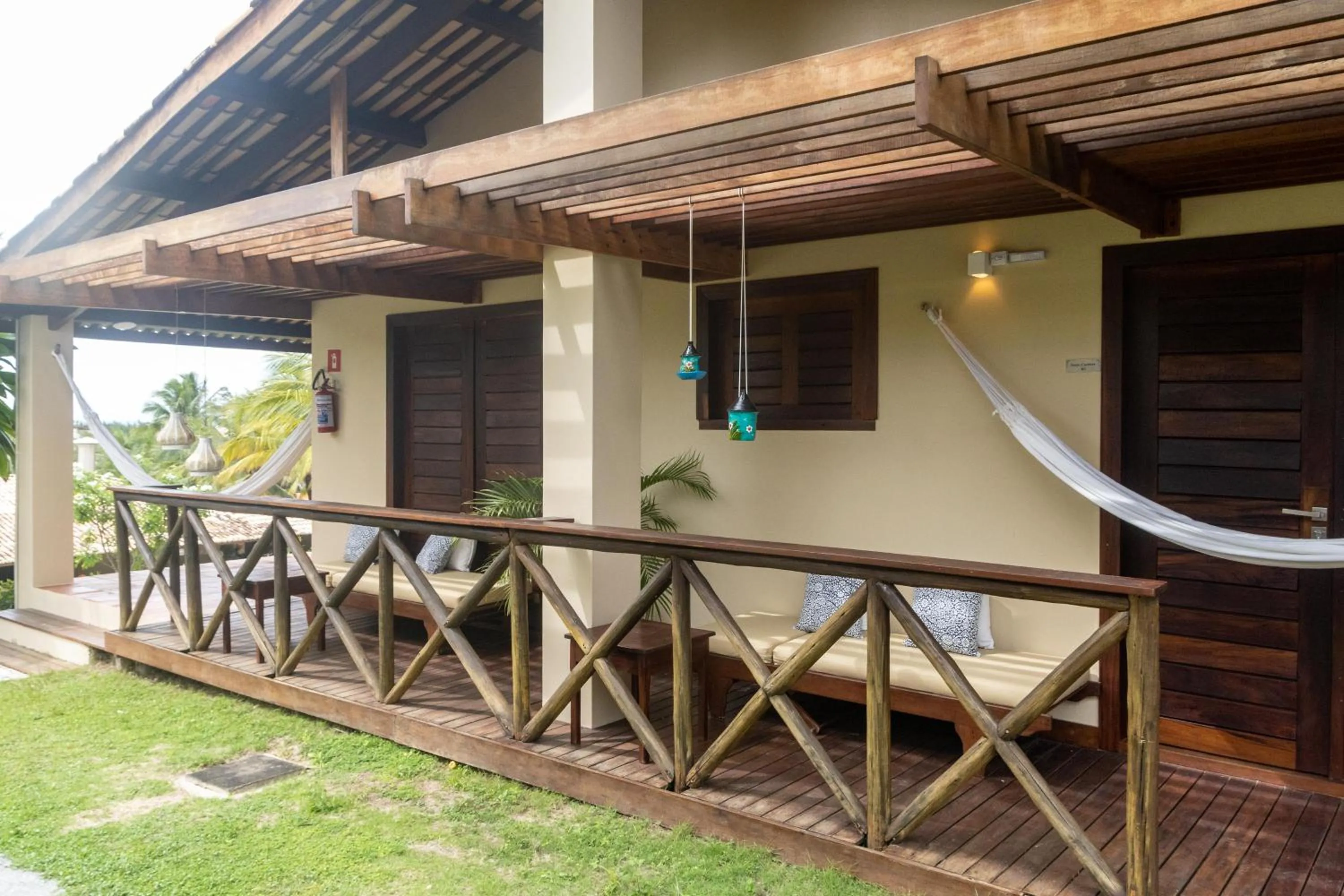 Patio in Hotel Villaggio Tudo Bom
