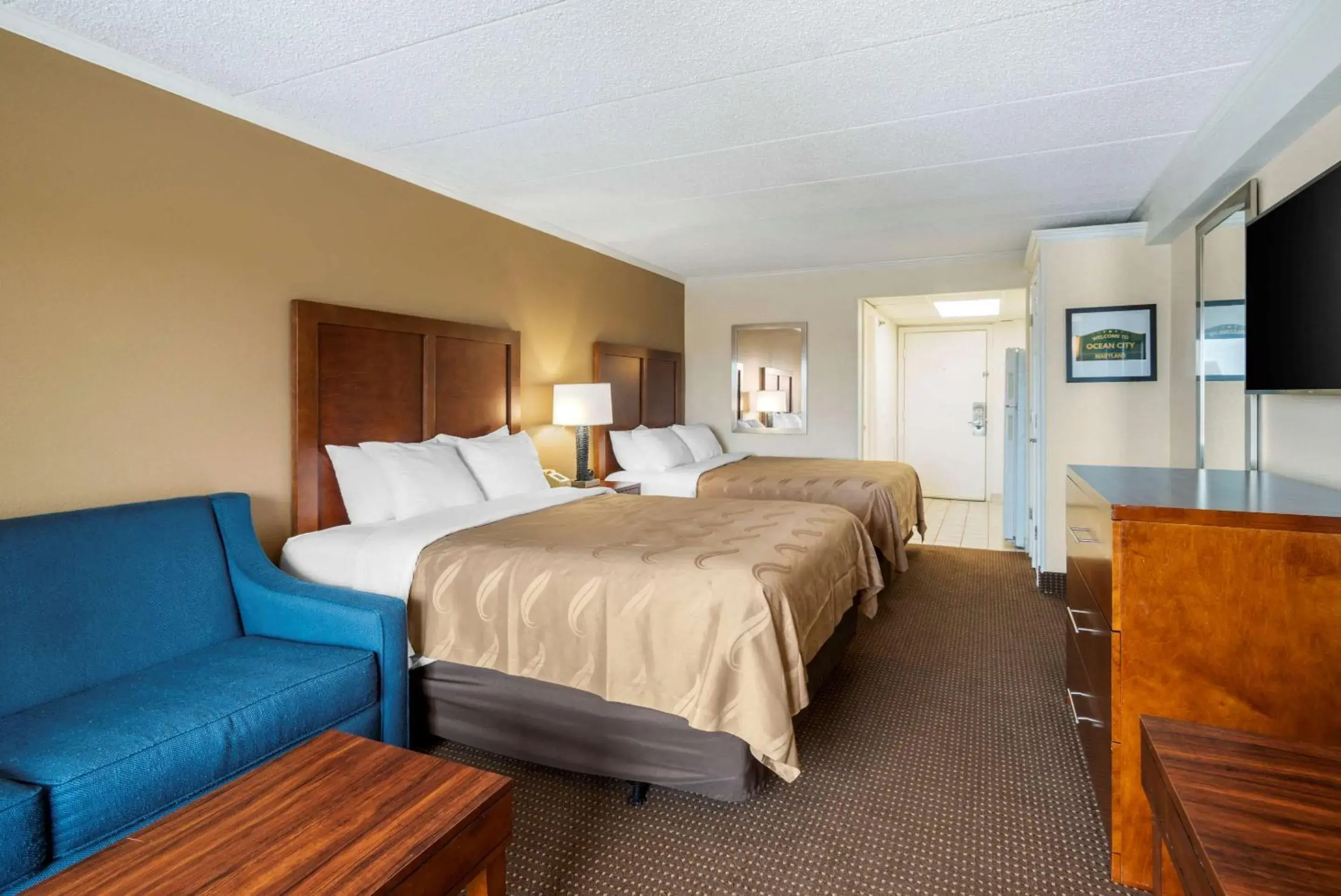 Efficiency Queen Room with Two Queen Beds - Accessible/Non-Smoking in Quality Inn & Suites Ocean City Fenwick Efficiency Queen Room with Two Queen Beds - Accessible/Non-Smoking in Quality Inn & Suites Ocean City Fenwick