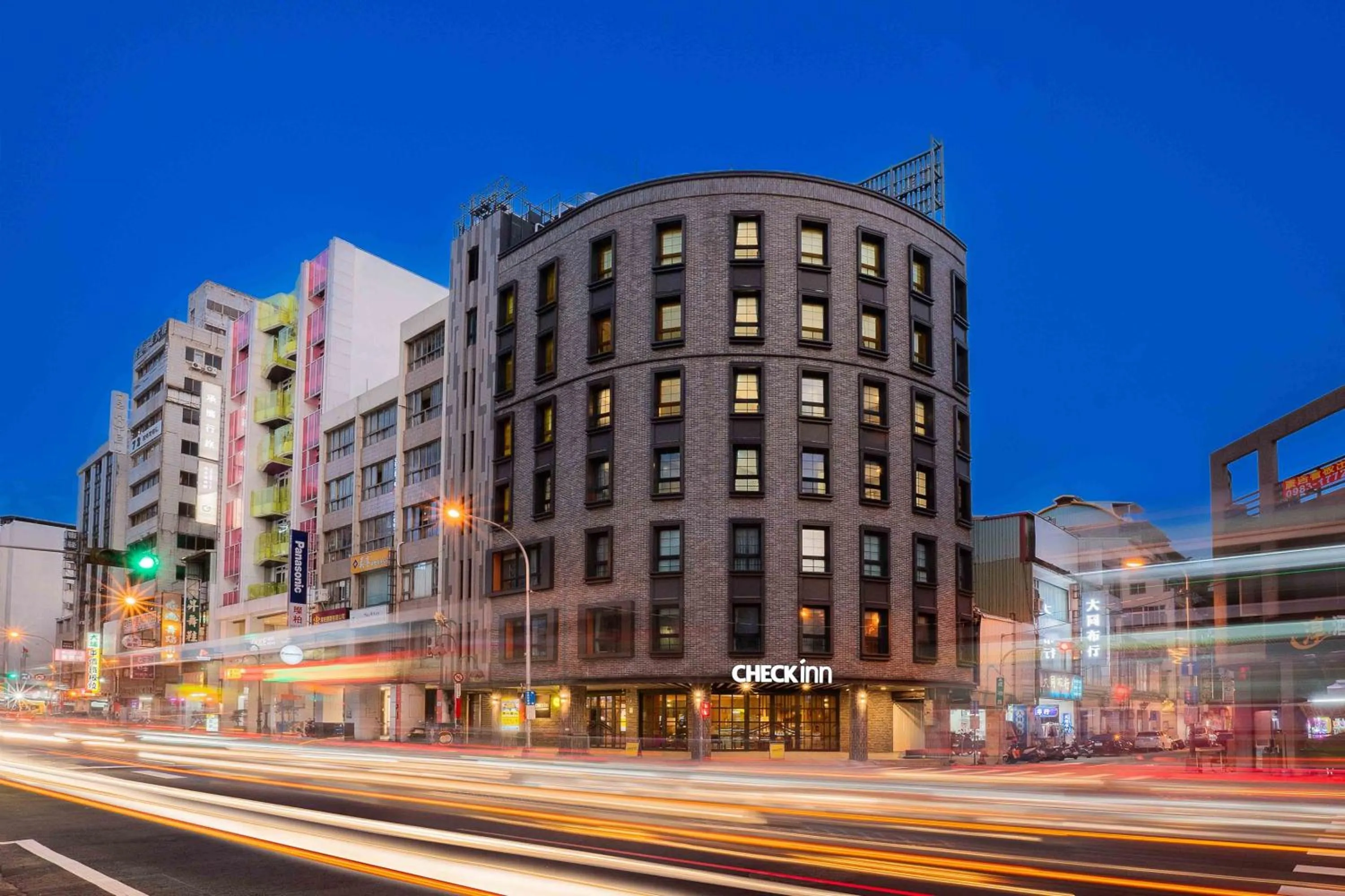 Property building in CHECK inn Taichung Ziyou