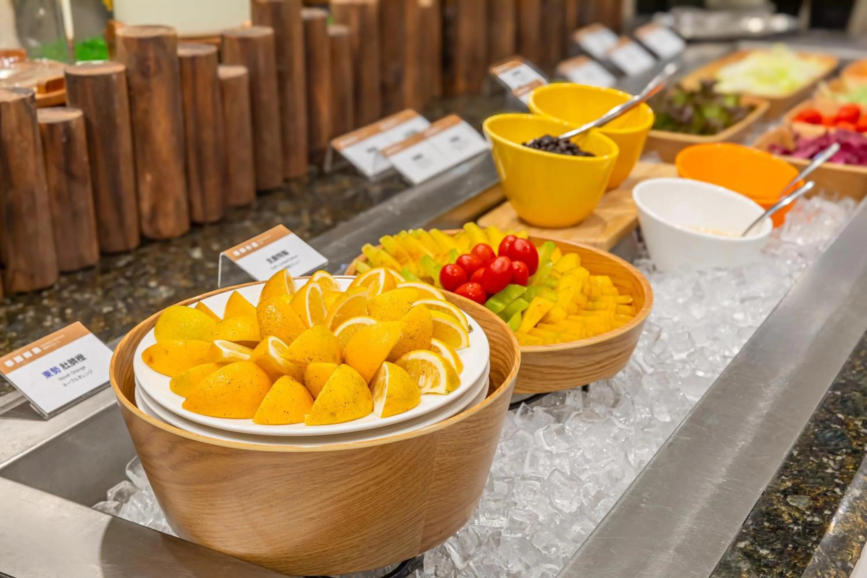 Buffet breakfast in CHECK inn Taichung Ziyou