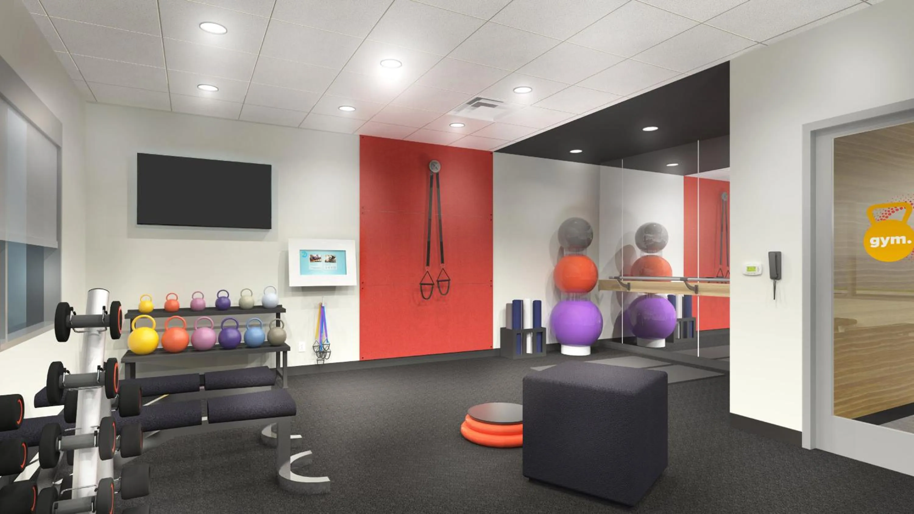Fitness centre/facilities in Tru By Hilton Concord, Nh