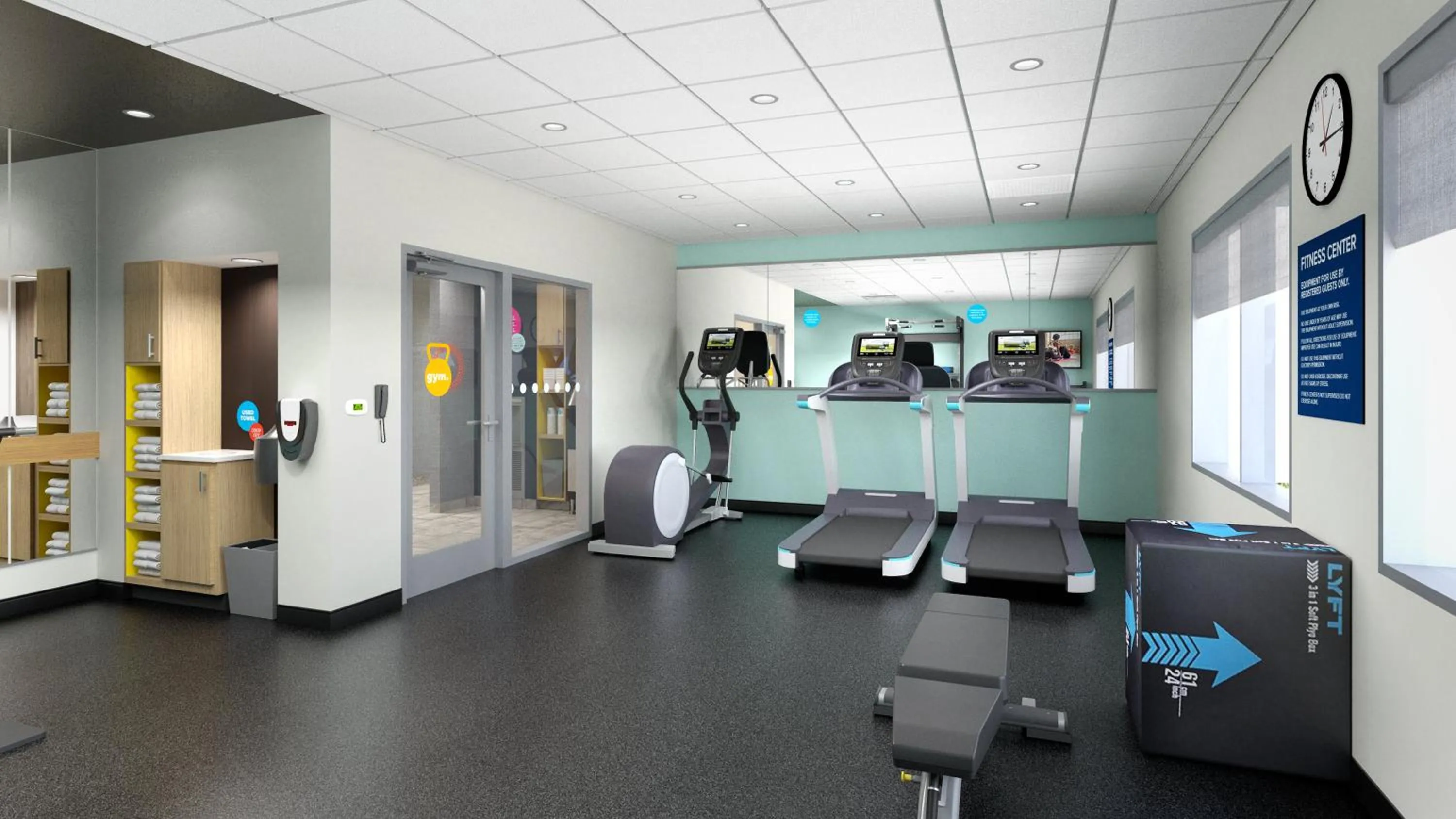 Fitness centre/facilities in Tru By Hilton Concord, Nh