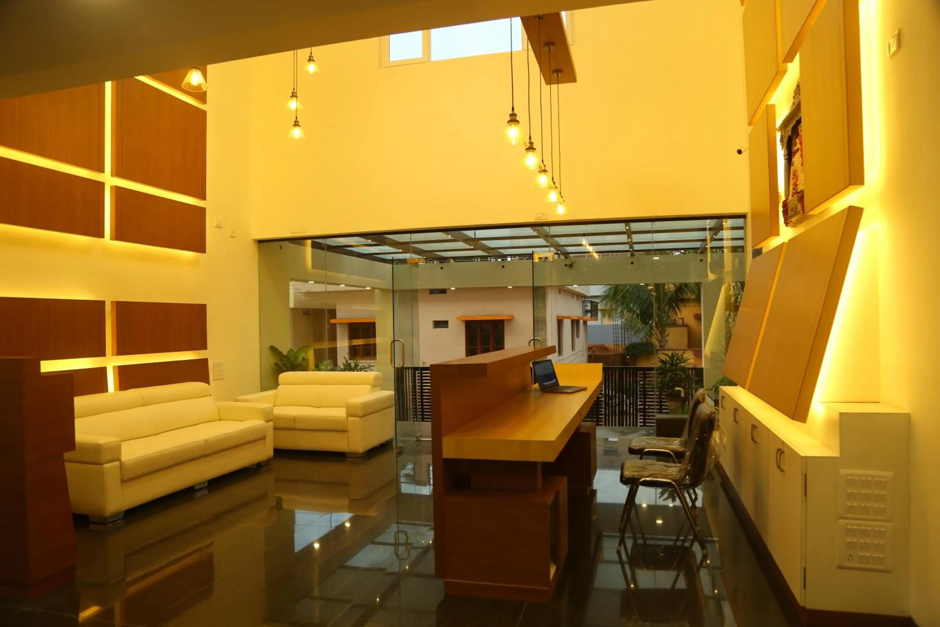 Lobby or reception in Samarth Residency
