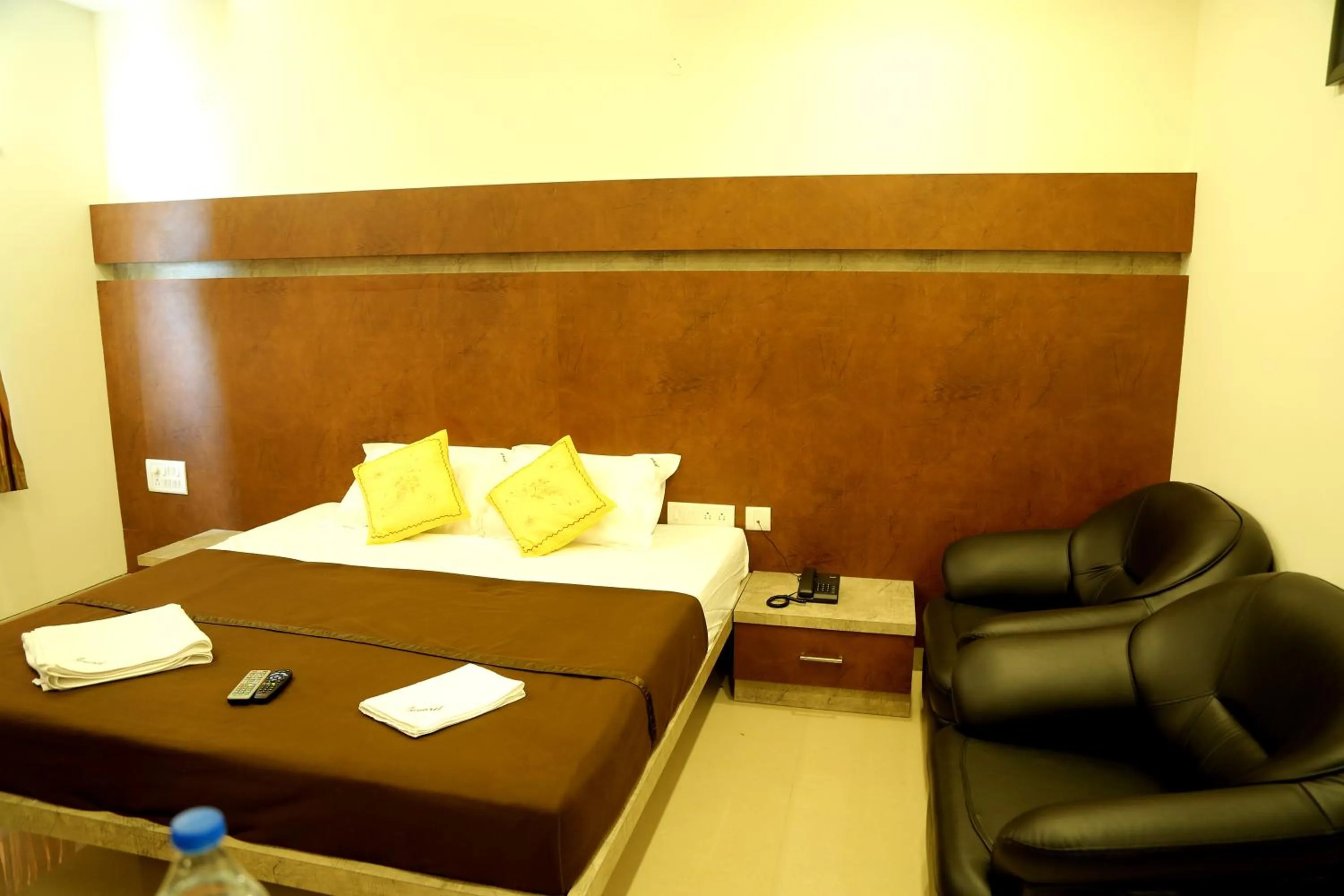 Bedroom, Bed in Samarth Residency