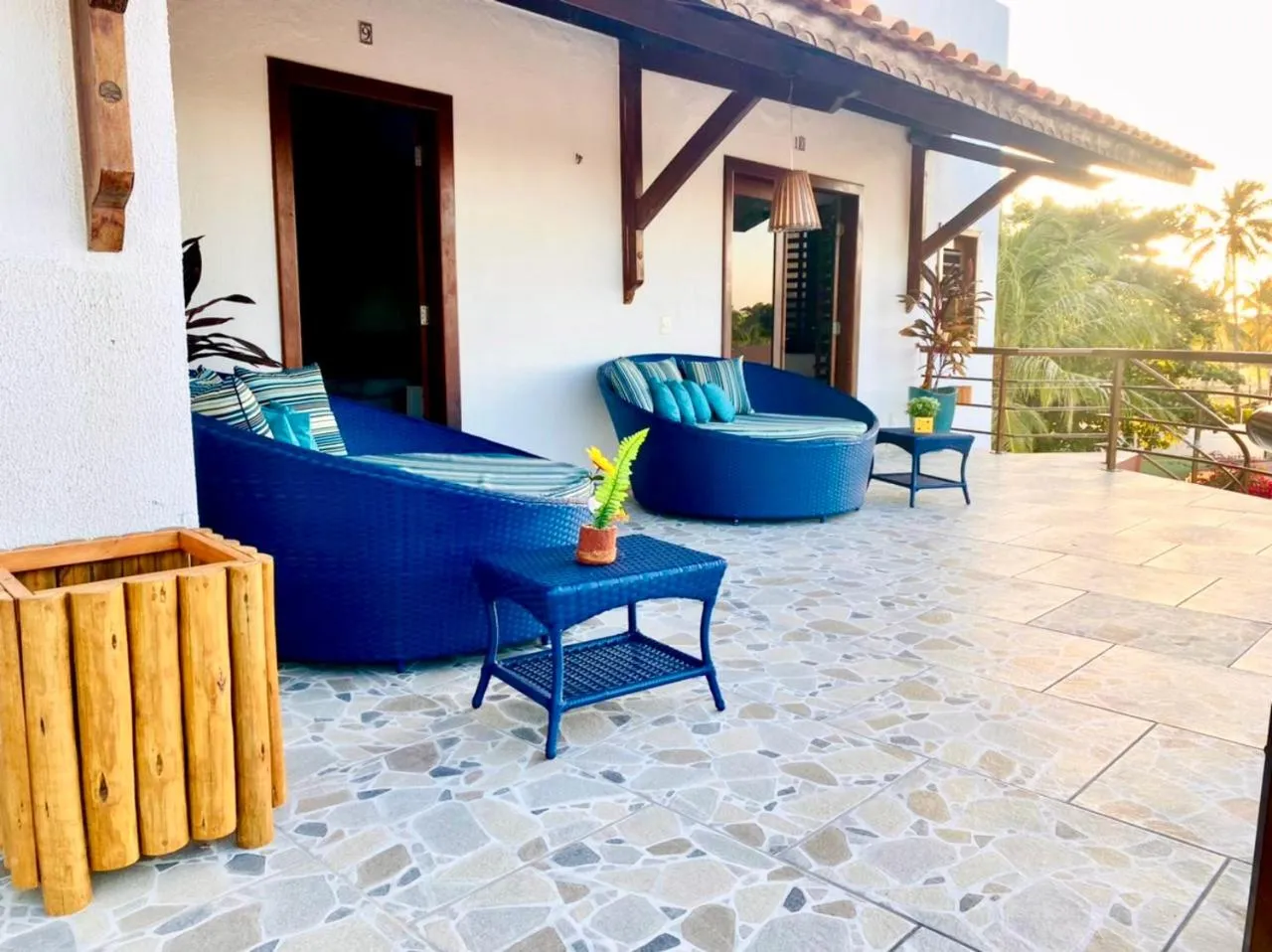 Balcony/Terrace in Hotel e Pousada Cumbuco Guesthouse