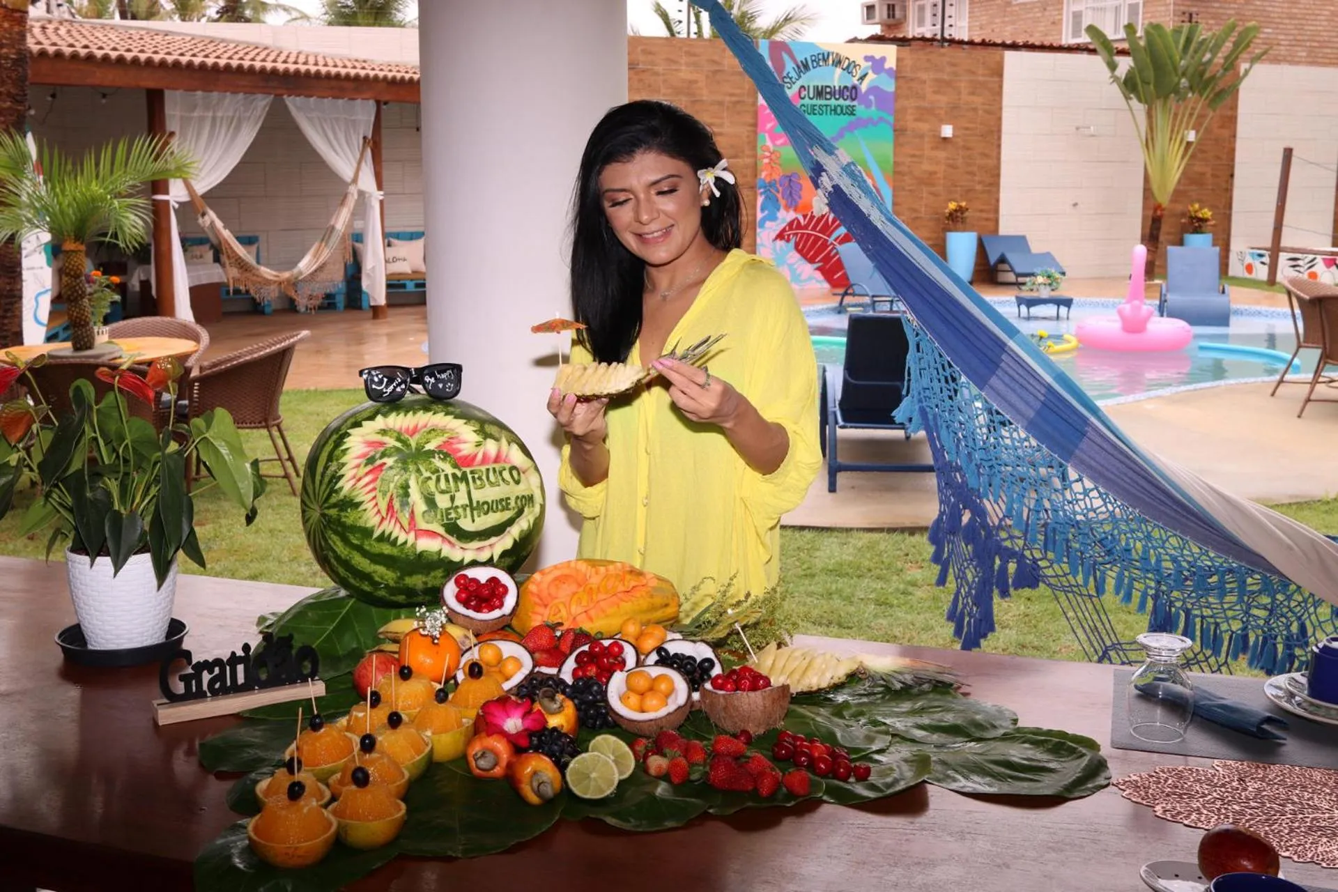 Food and drinks in Hotel e Pousada Cumbuco Guesthouse