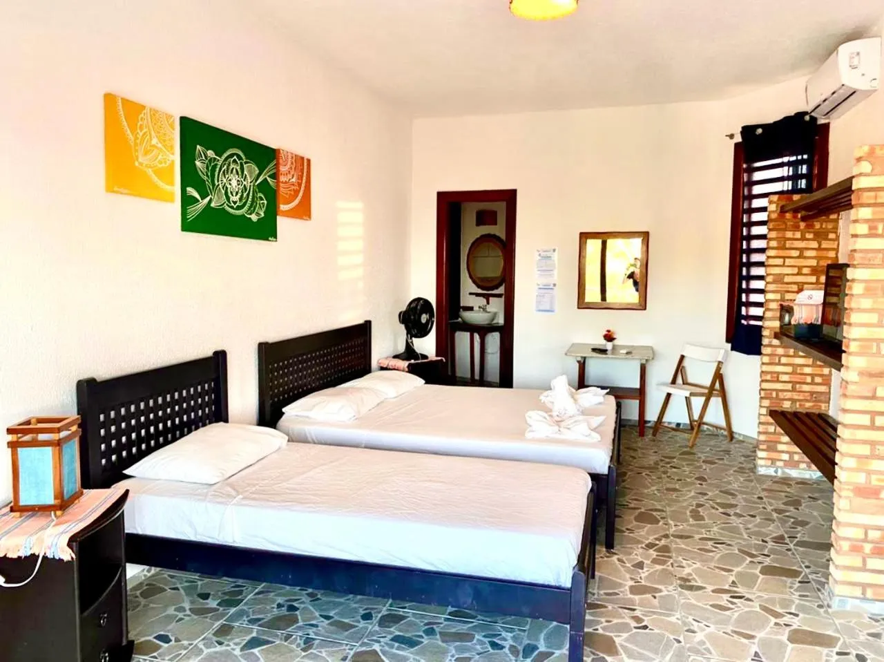 Photo of the whole room, Bed in Hotel e Pousada Cumbuco Guesthouse