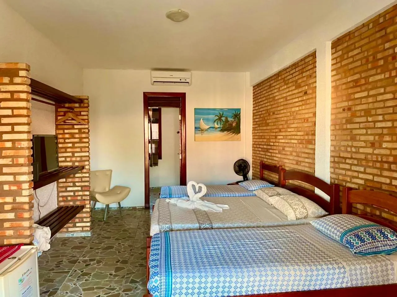 Photo of the whole room, Bed in Hotel e Pousada Cumbuco Guesthouse