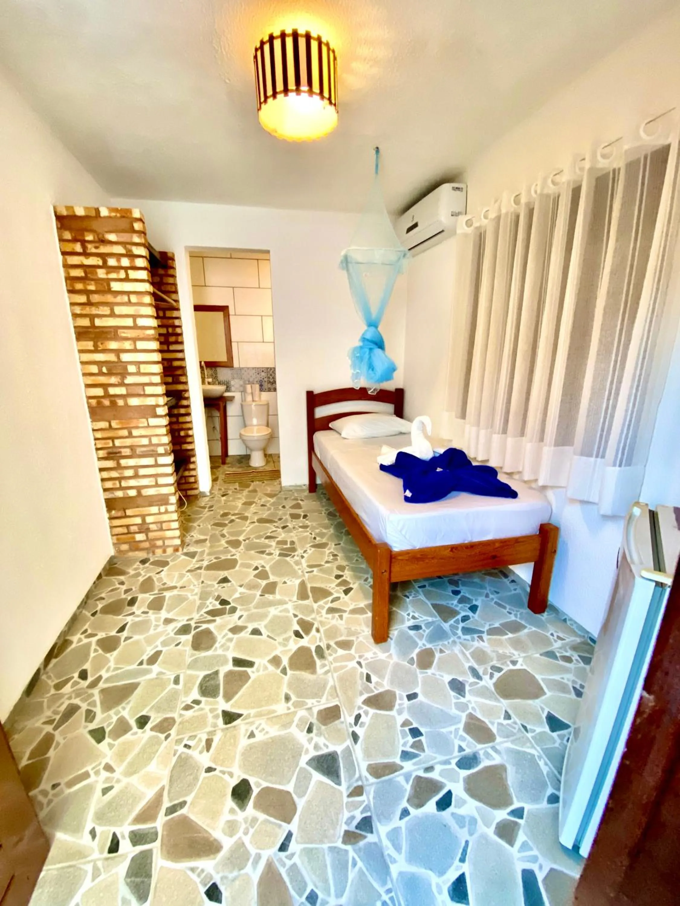 Bed in Hotel e Pousada Cumbuco Guesthouse