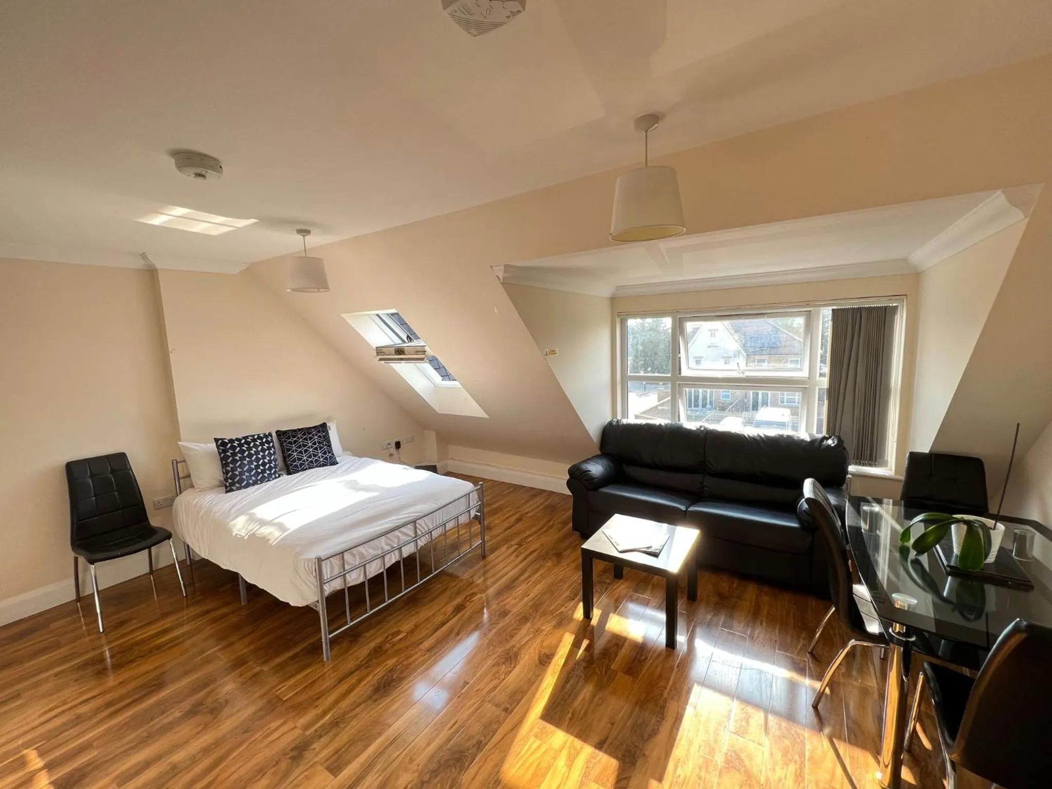 Bed in RC Airport Rooms