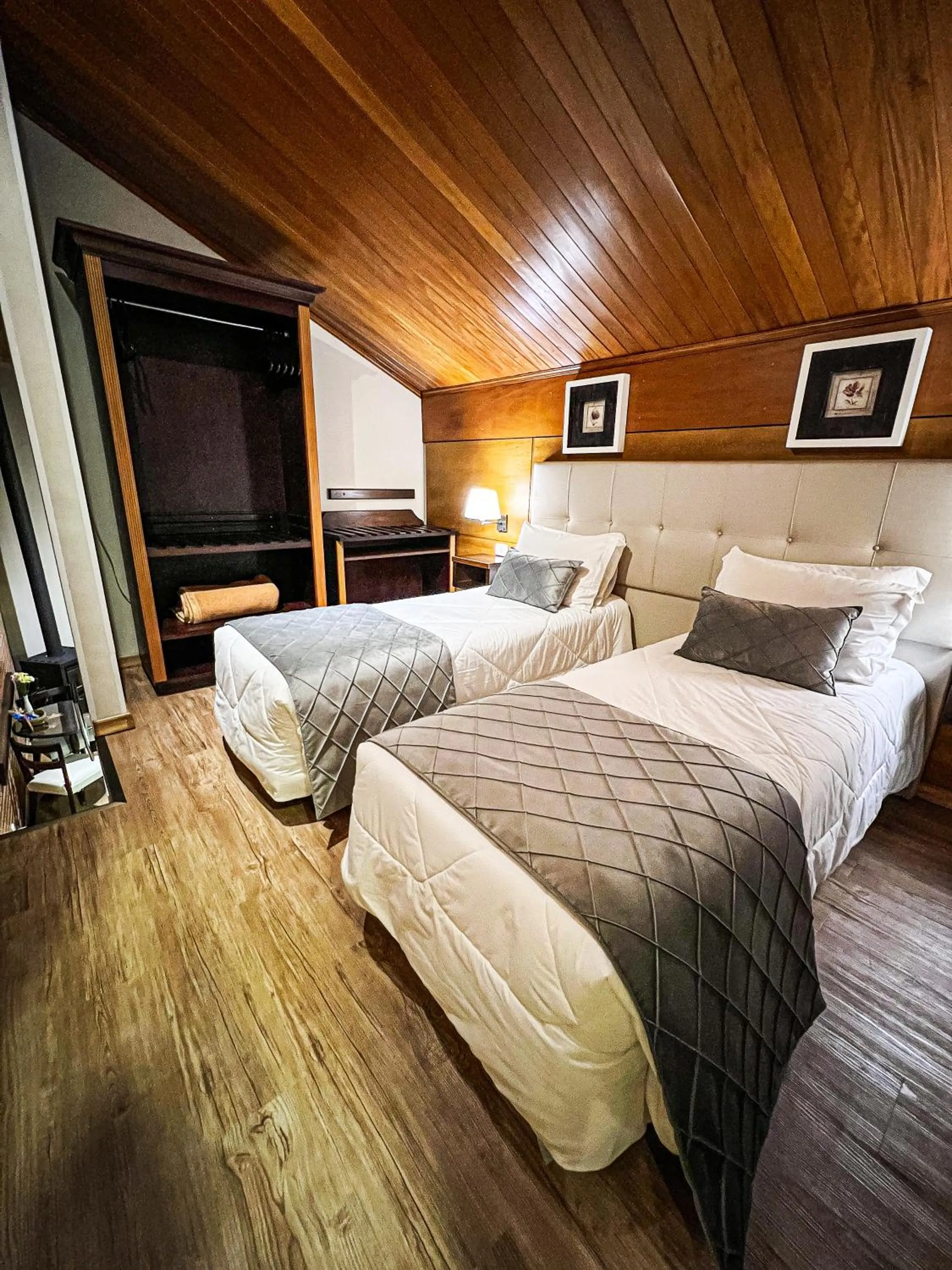 Bed in Hotel Recanto da Serra