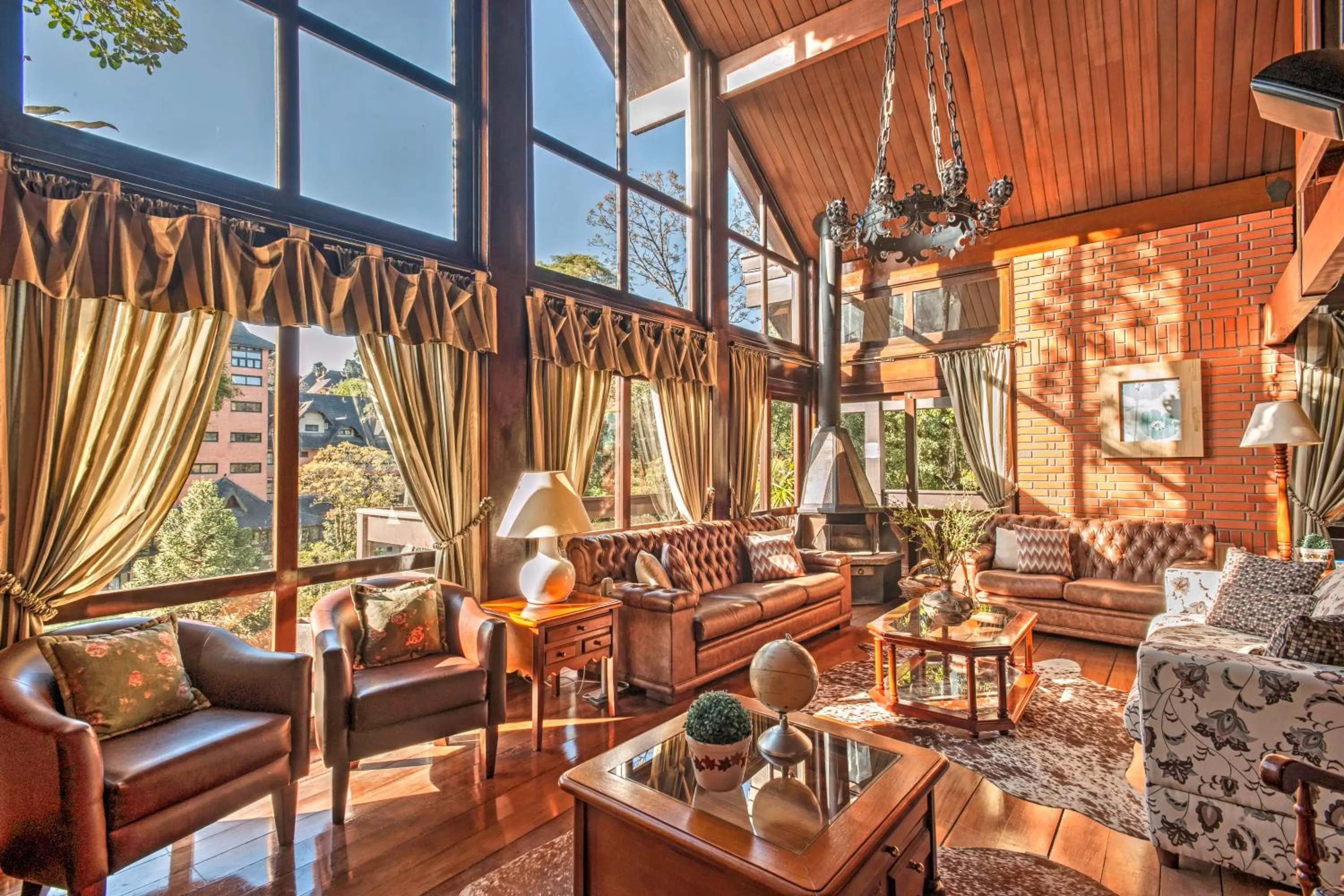 Living room in Hotel Recanto da Serra