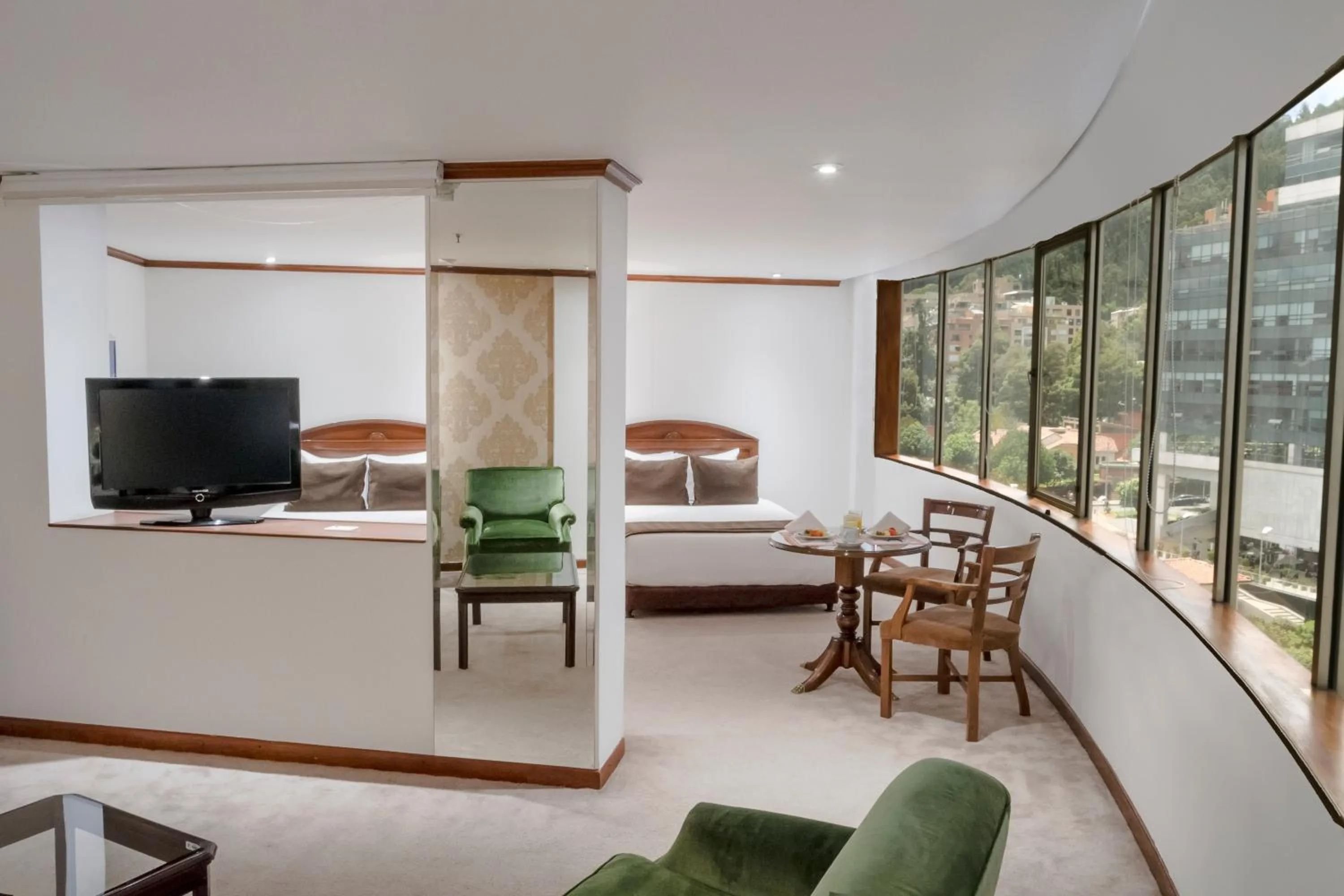 Living room in Hotel Bogotá Regency Usaquén