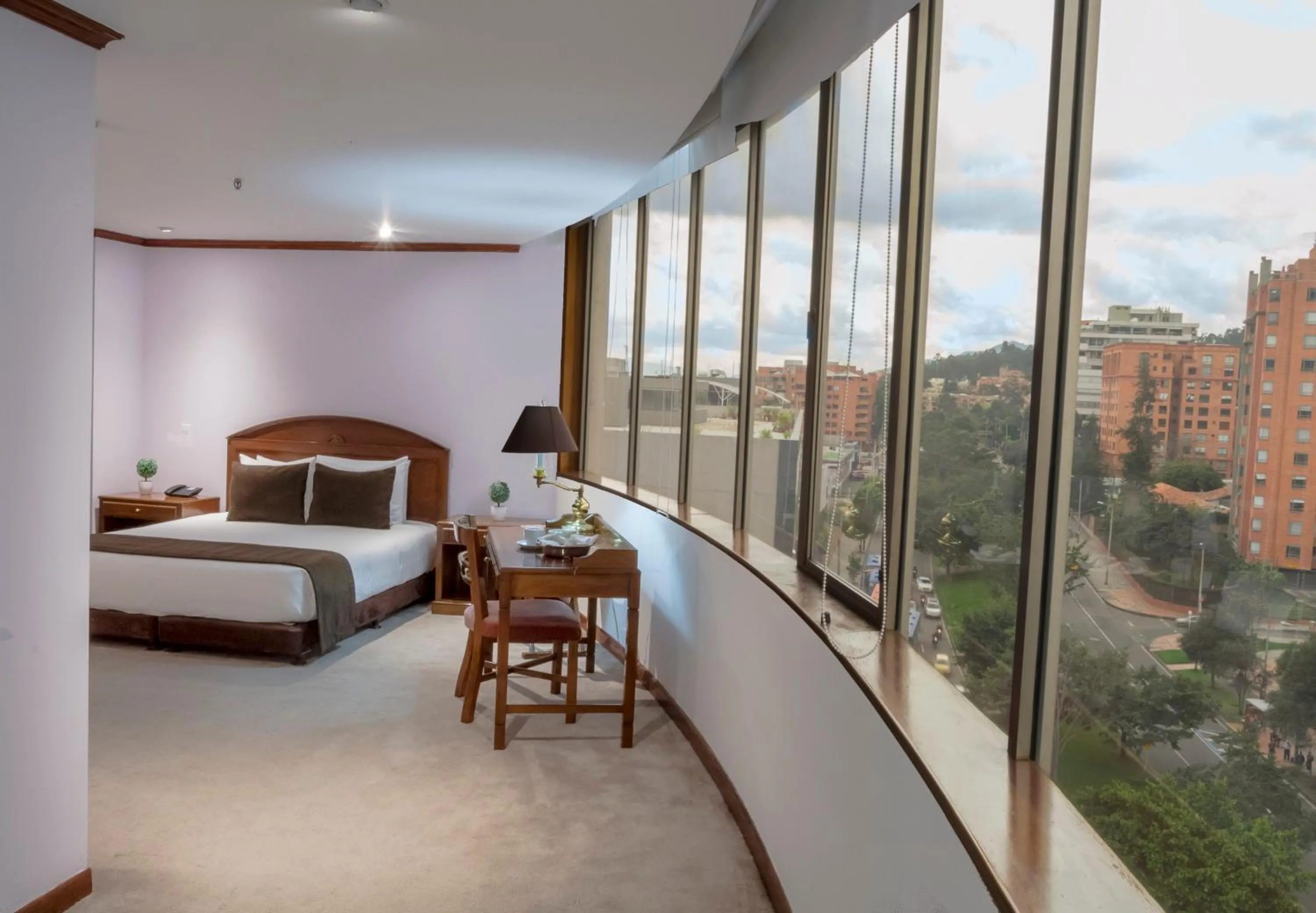 Bird's eye view, Bed in Hotel Bogotá Regency Usaquén