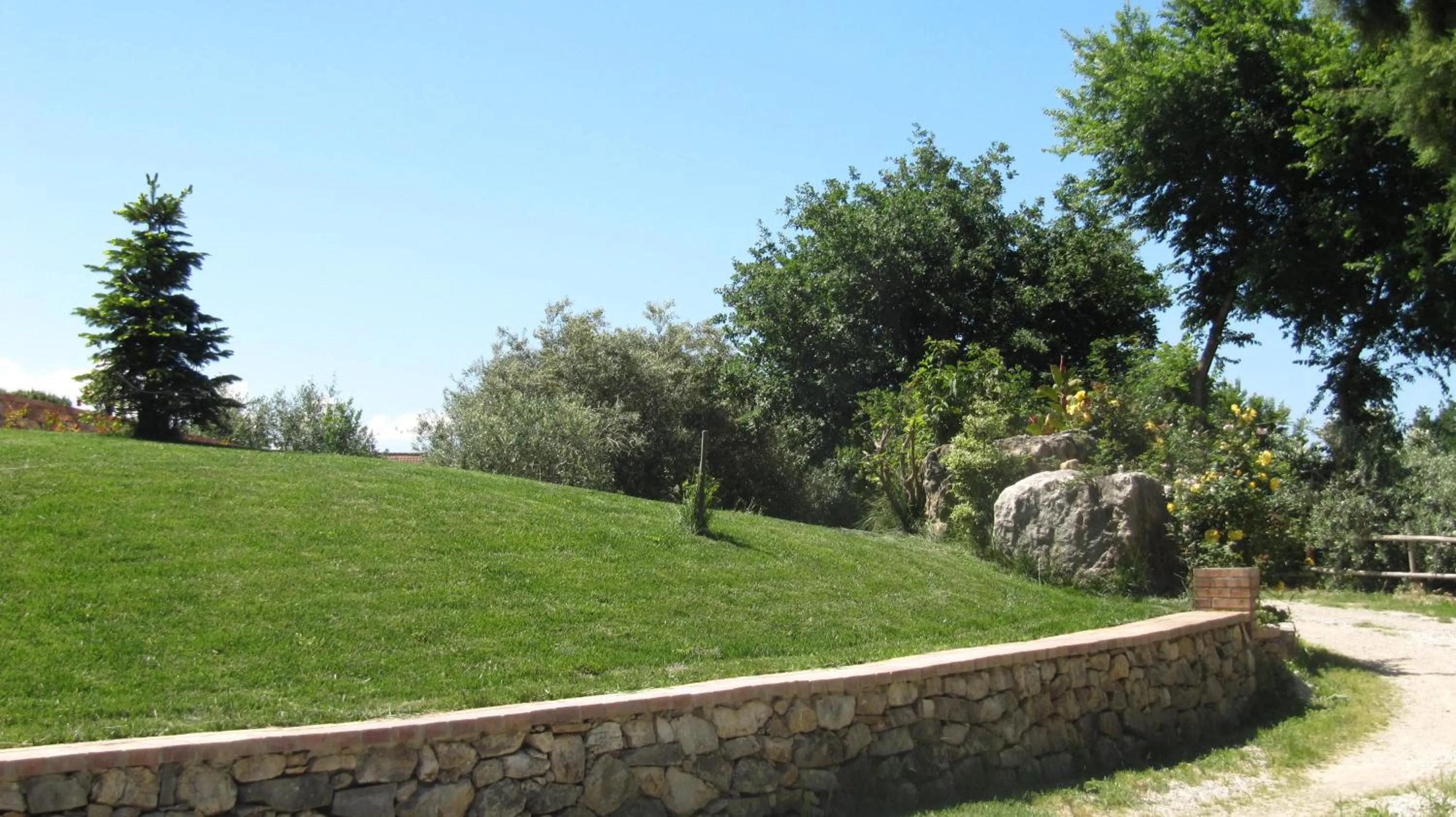 Garden view in B&B Macchia d'Olmo