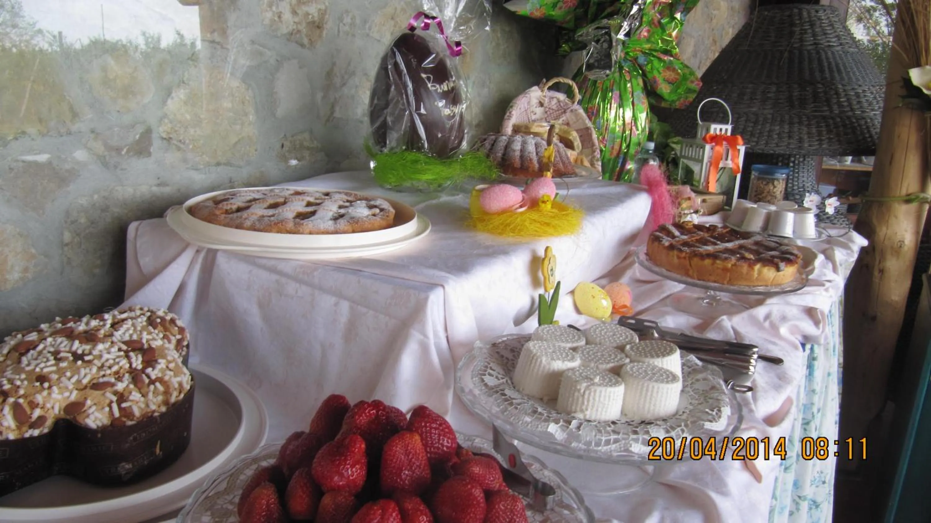 Buffet breakfast in B&B Macchia d'Olmo