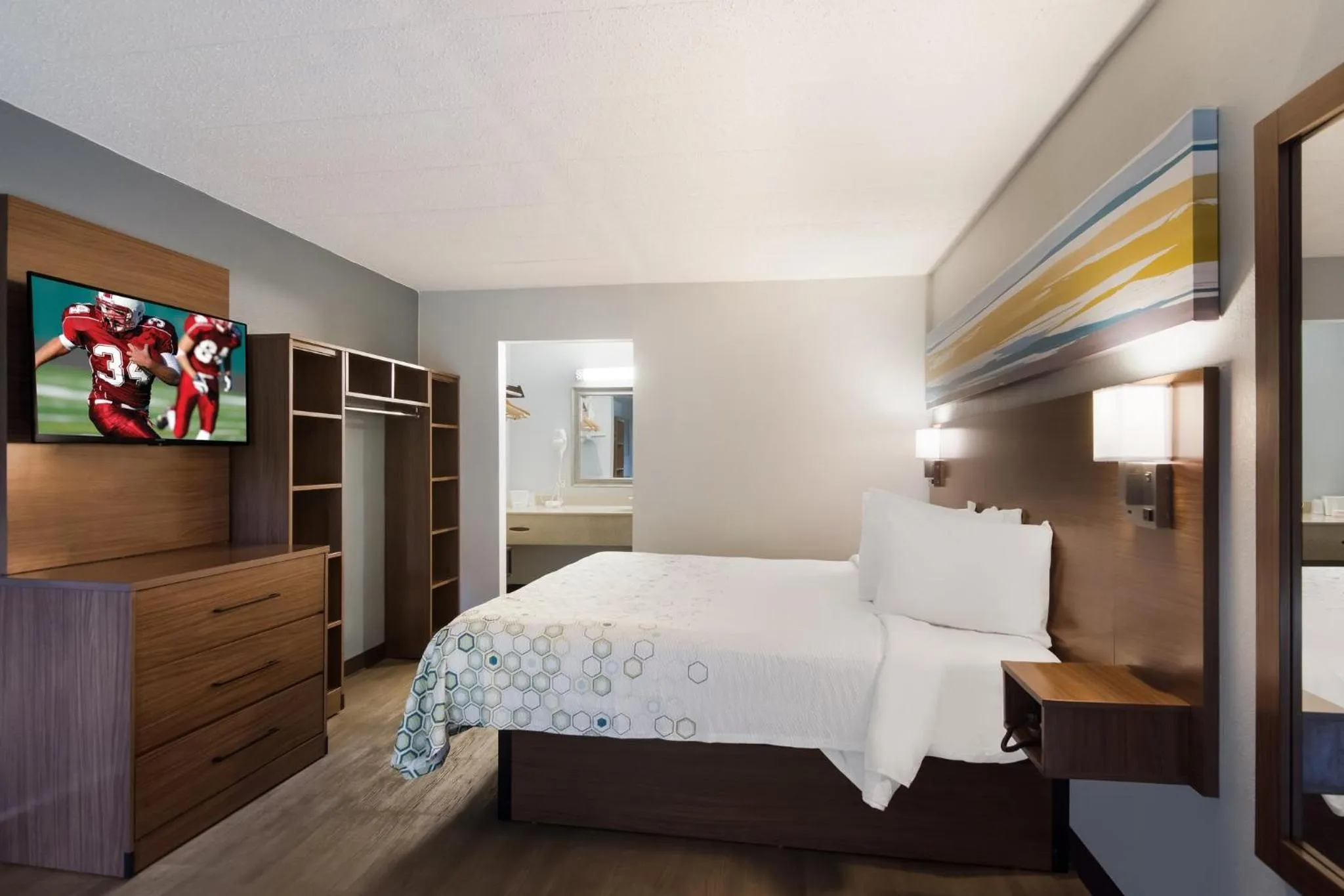 Photo of the whole room in HomeTowne Studios by Red Roof Vero Beach - I-95