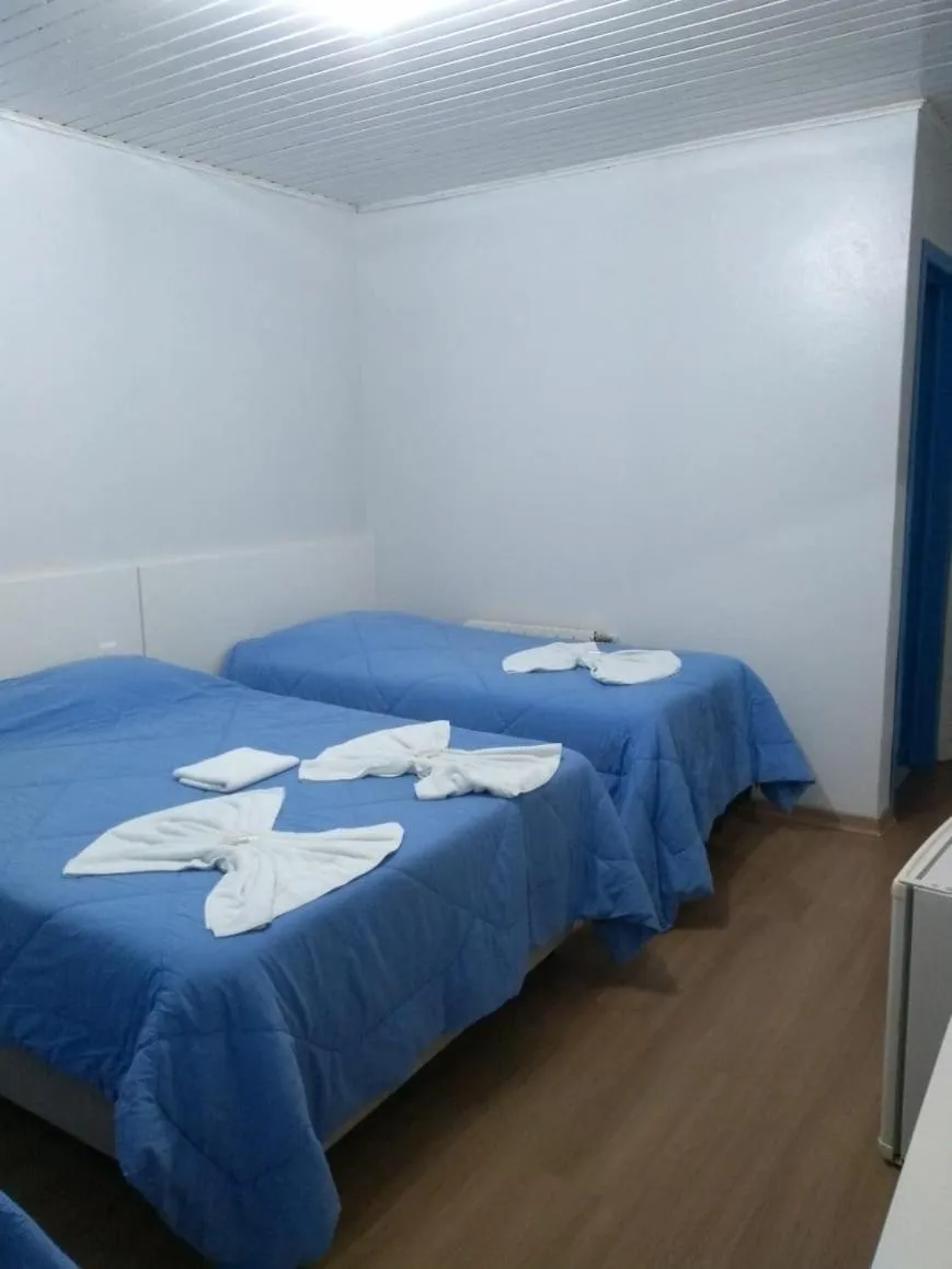 Bed in Pousada Recanto Alpino