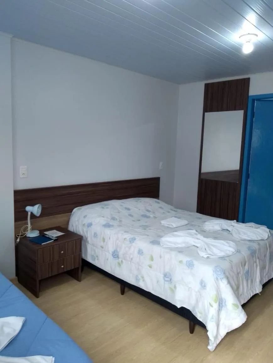 Bed in Pousada Recanto Alpino