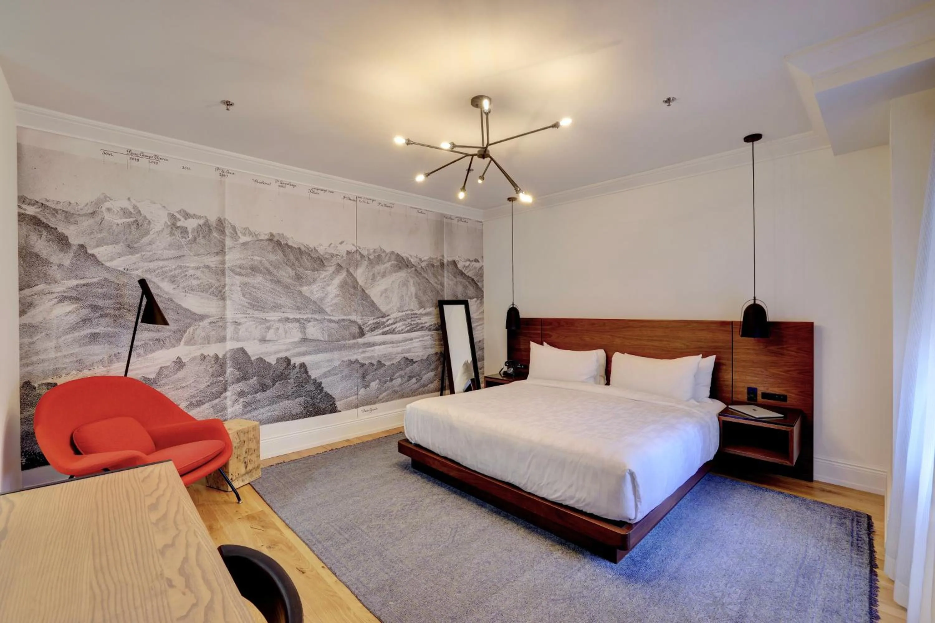 Bed in The Walper Hotel, part of JdV by Hyatt