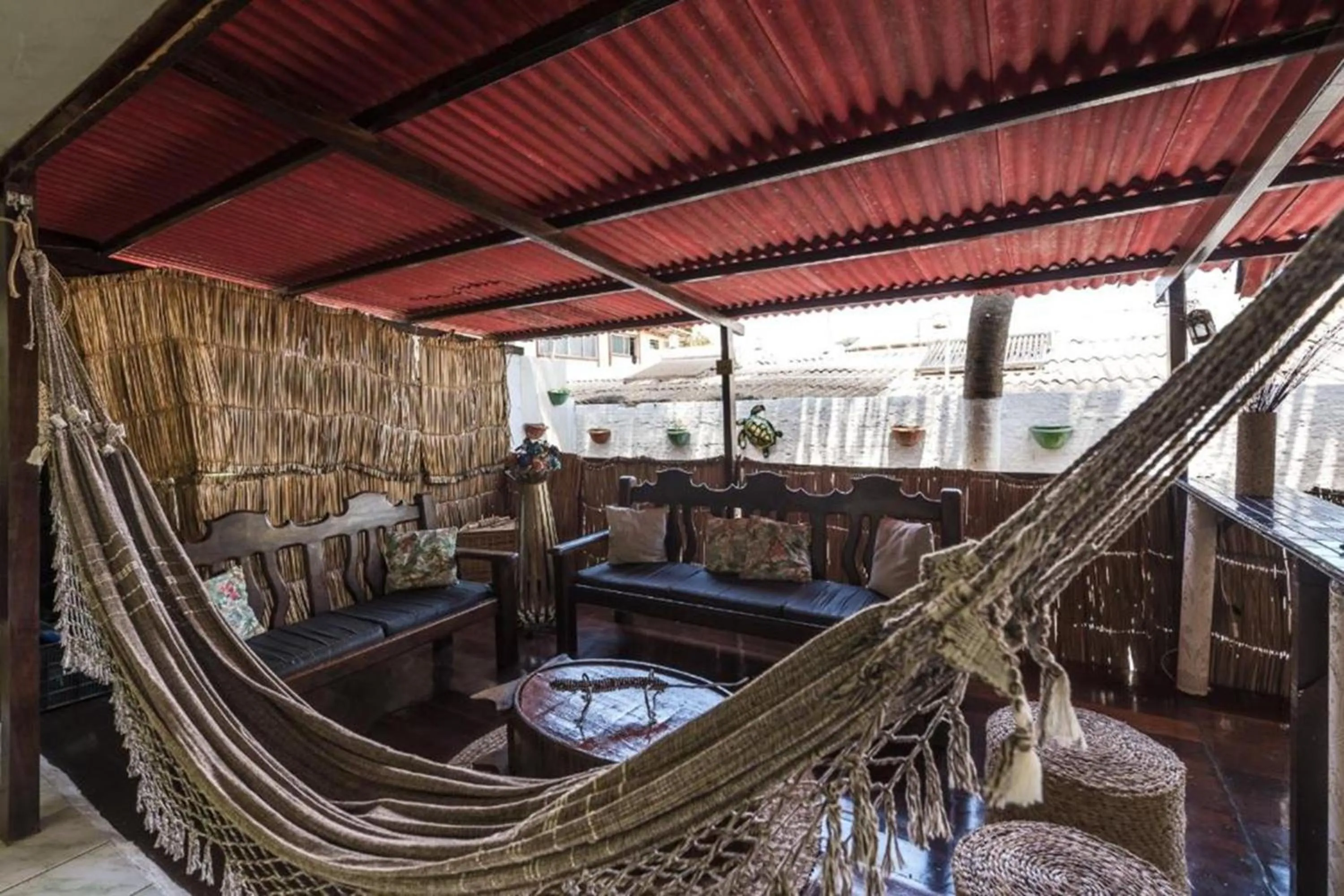 Seating area in Pousada da Carmô