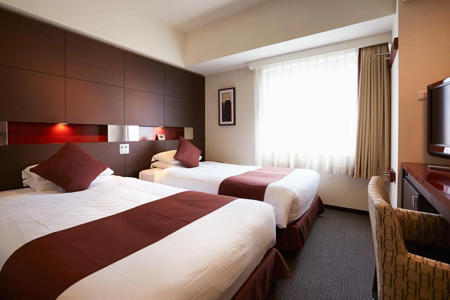 Bed in S Peria Hotel Nagasaki