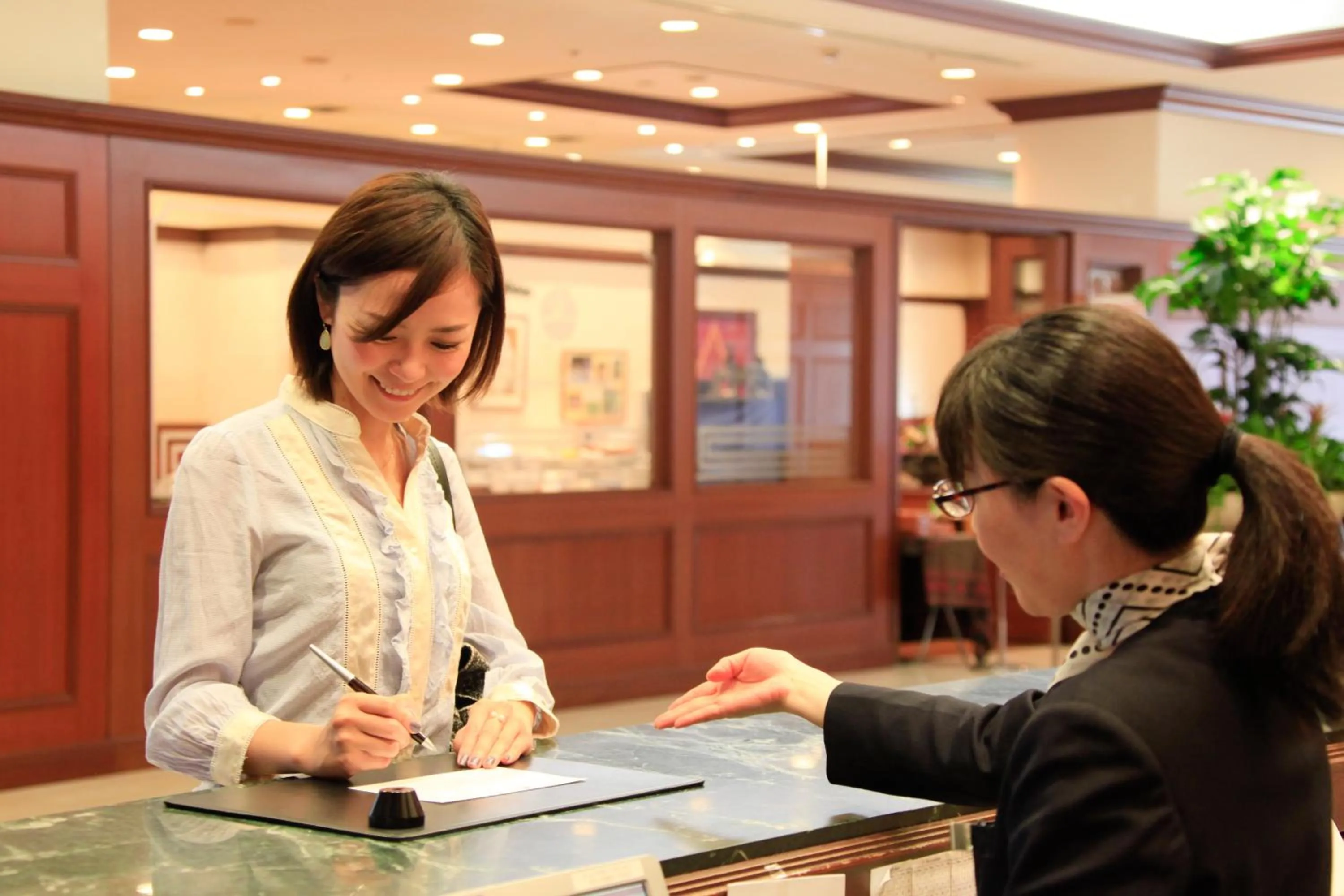 Lobby or reception in Quintessa Hotel Sasebo