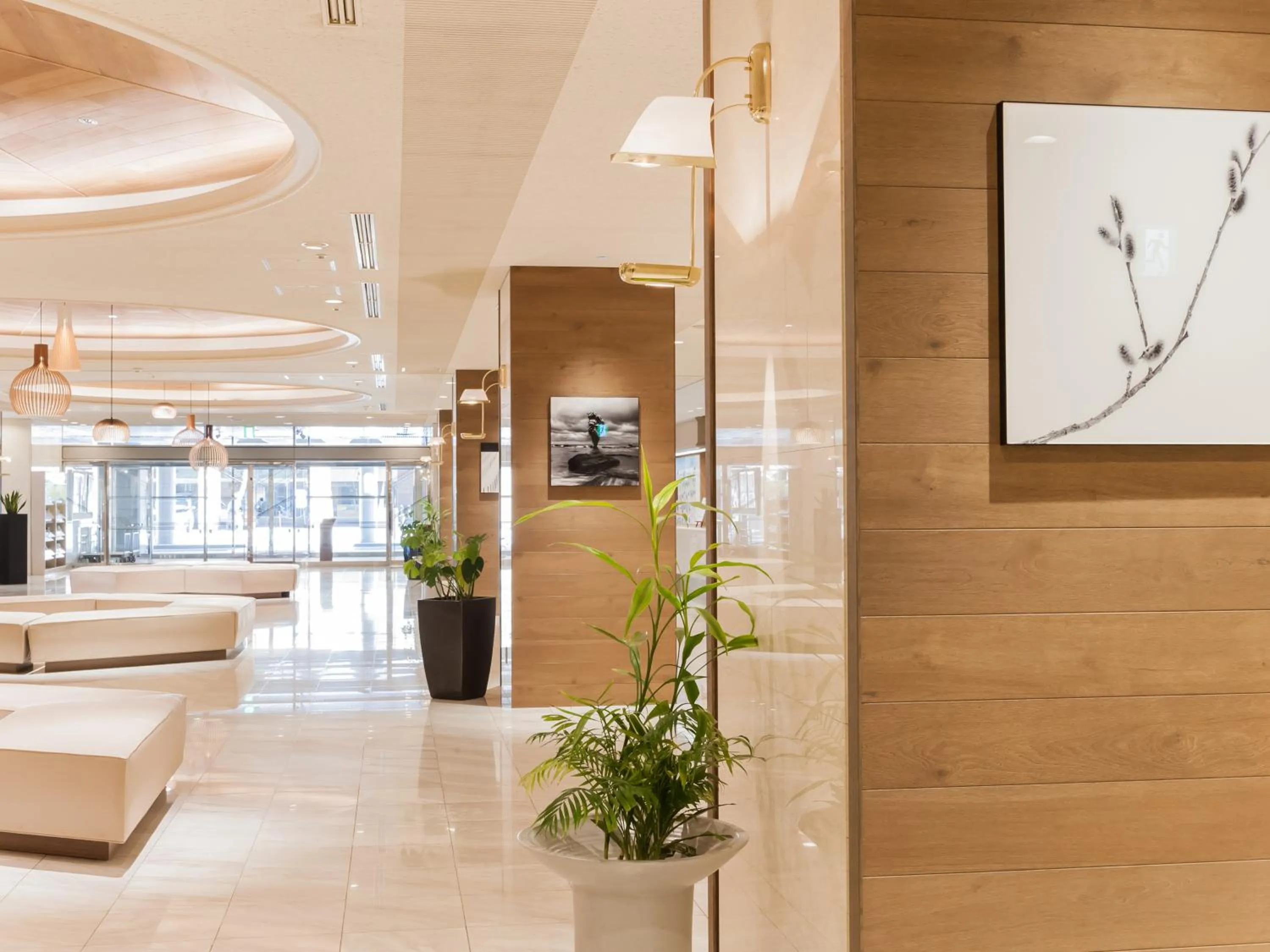 Lobby or reception in Art Hotel Asahikawa