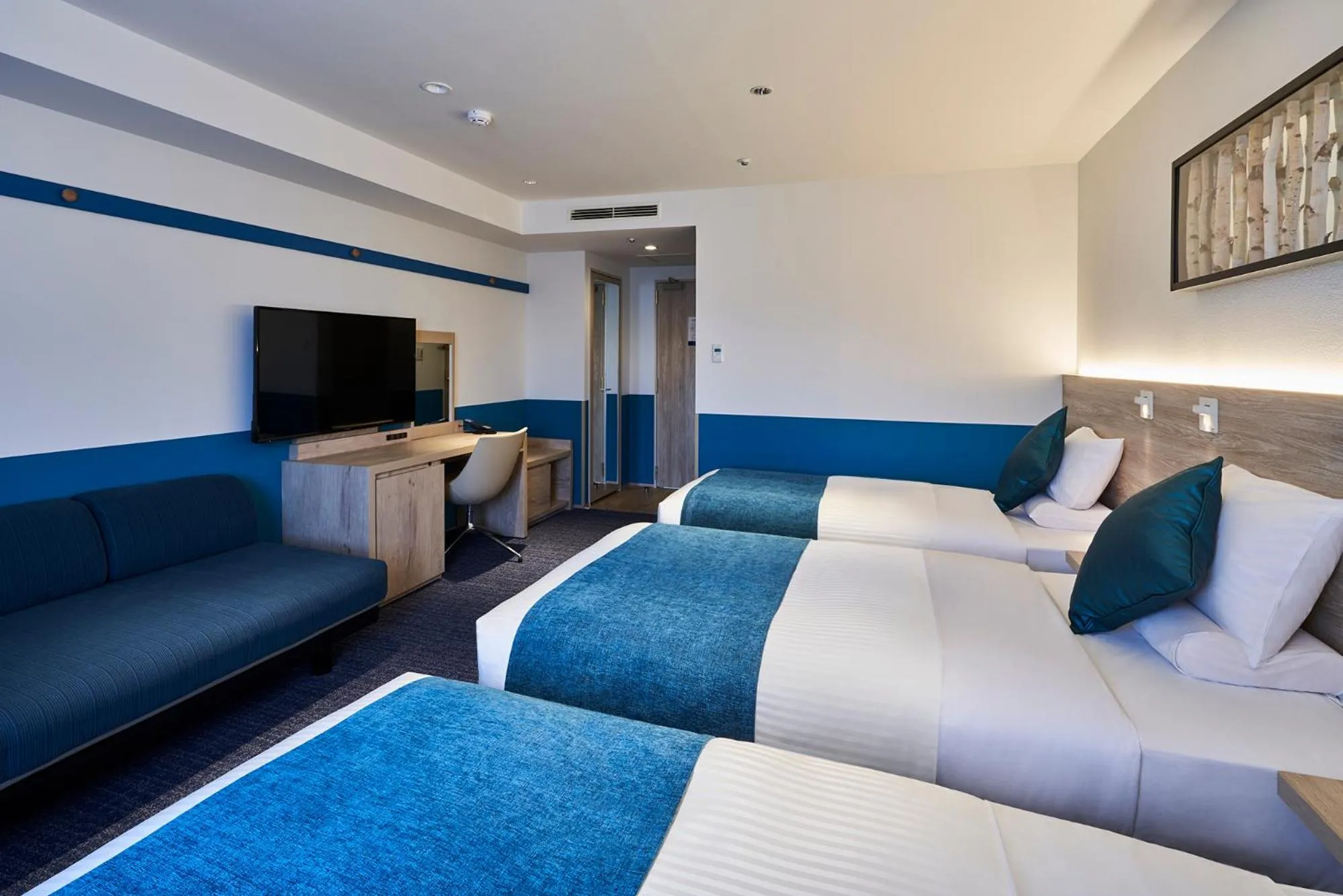 Photo of the whole room, Bed in Art Hotel Asahikawa