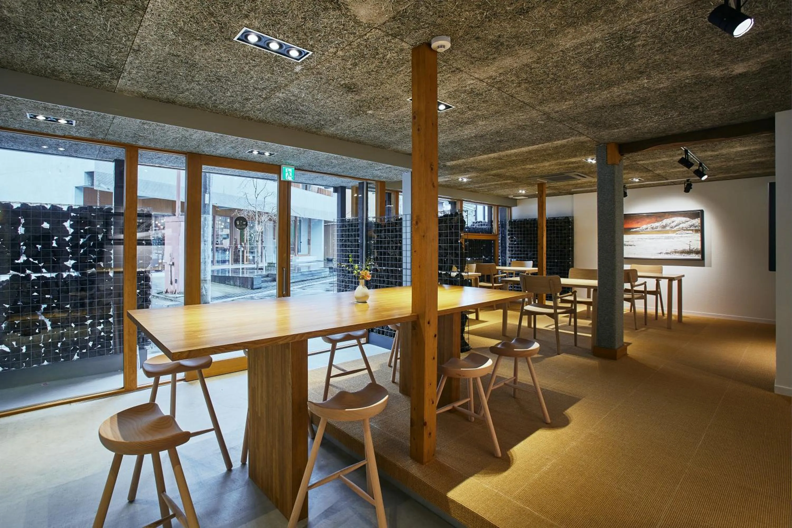 Seating area in TSUCHIYA Kinosaki onsen