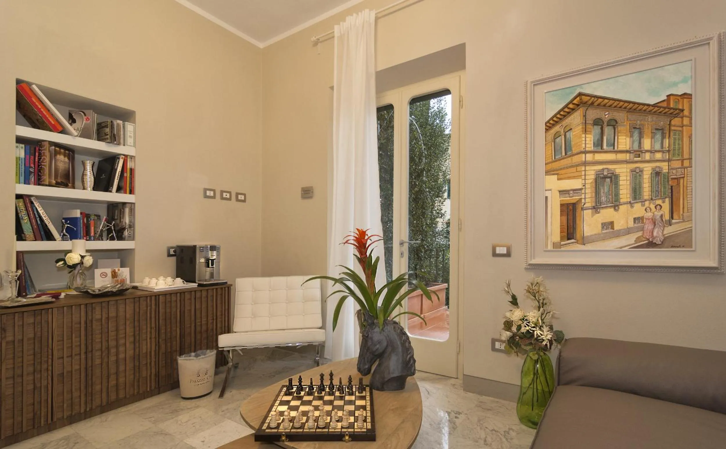 Lobby or reception in Palazzo Cini Luxury Rooms in Pisa