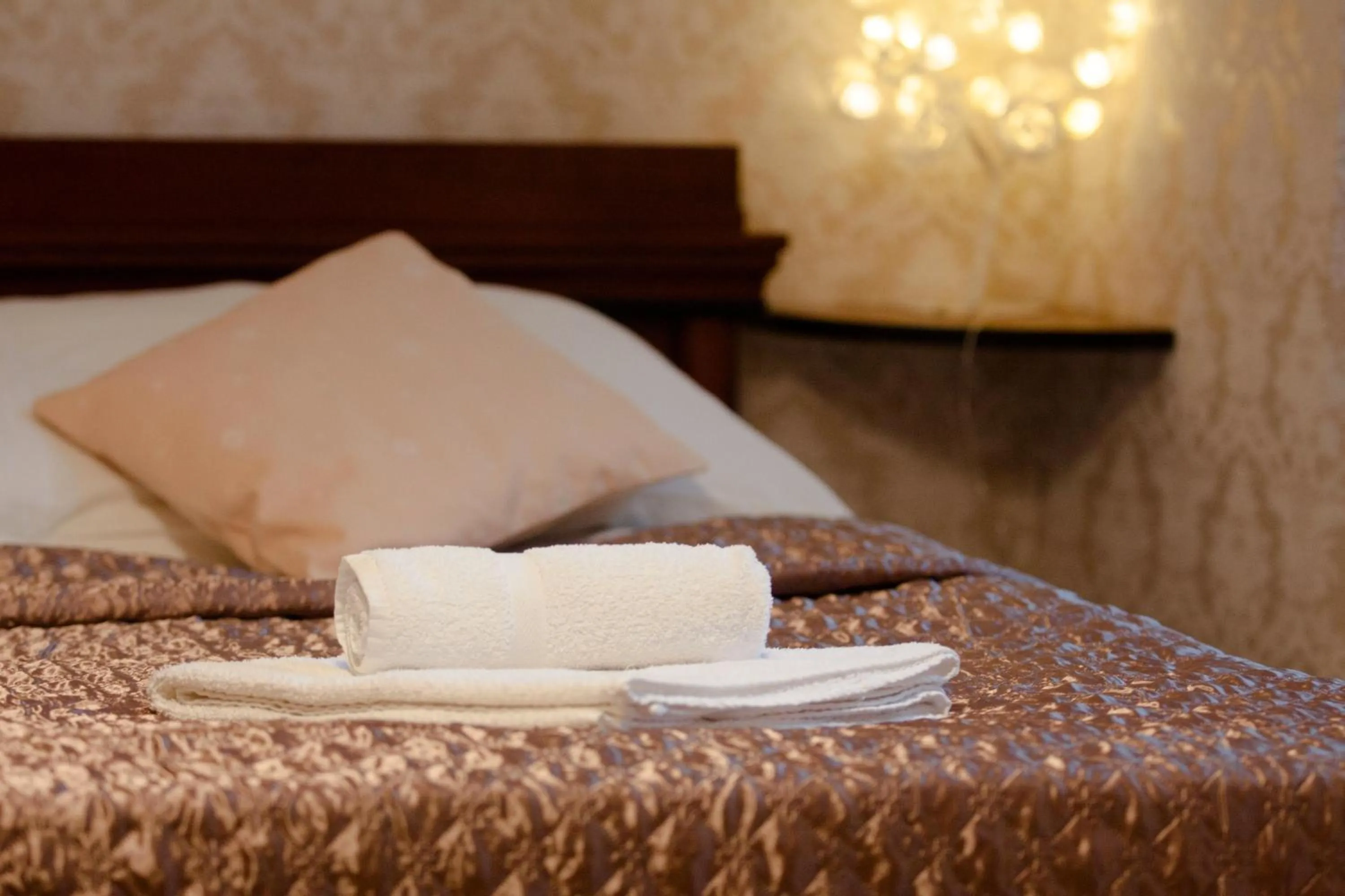 Bed in Hotel City Pisek