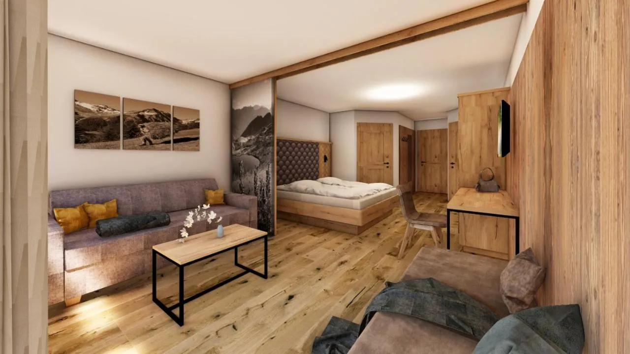 Bed in Hotel Langeck