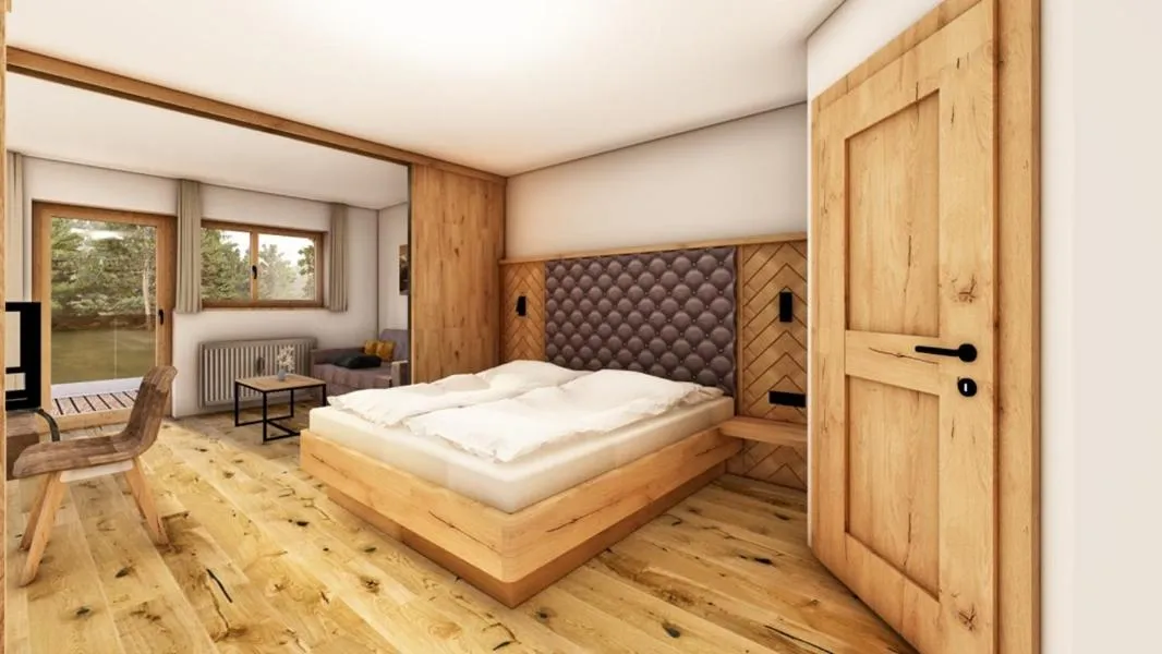 Bed in Hotel Langeck