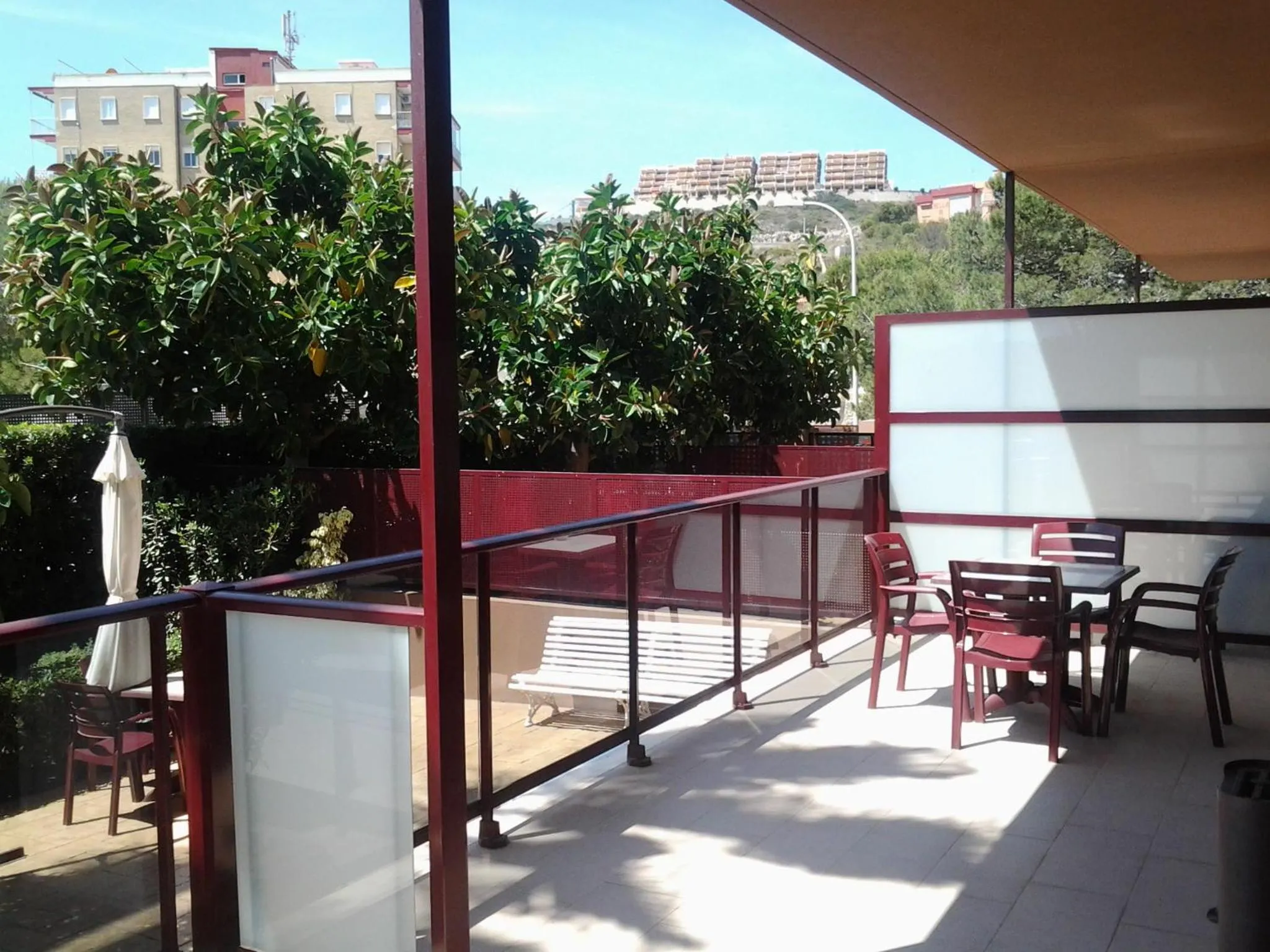 Balcony/Terrace in Aparthotel El Faro
