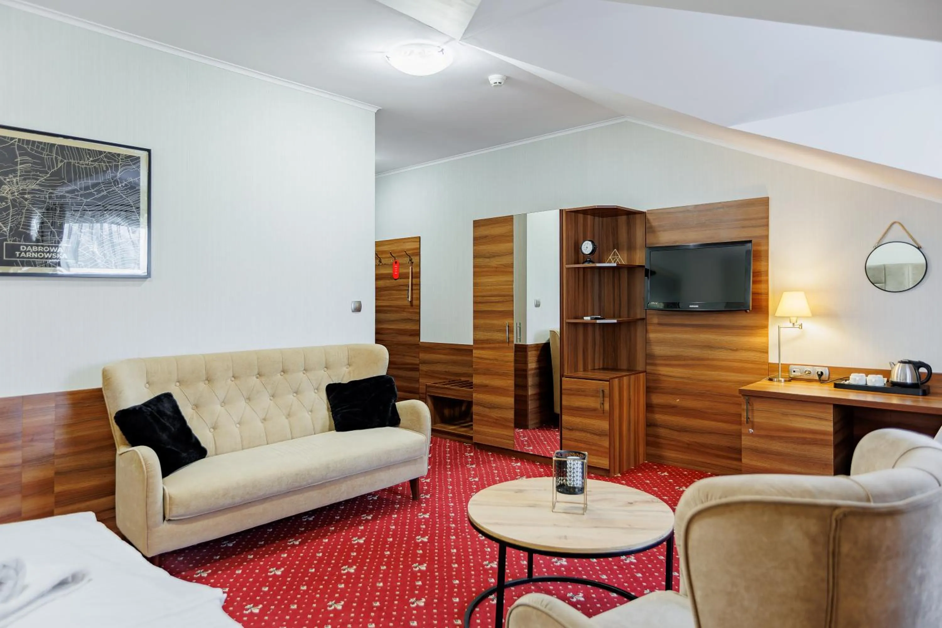 Seating area in Hotel Cristal Park