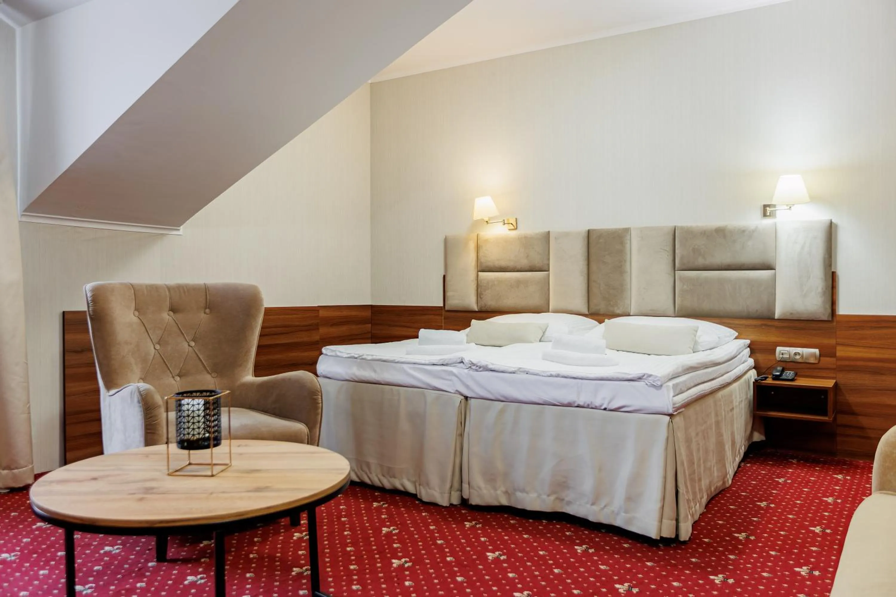 Bed in Hotel Cristal Park