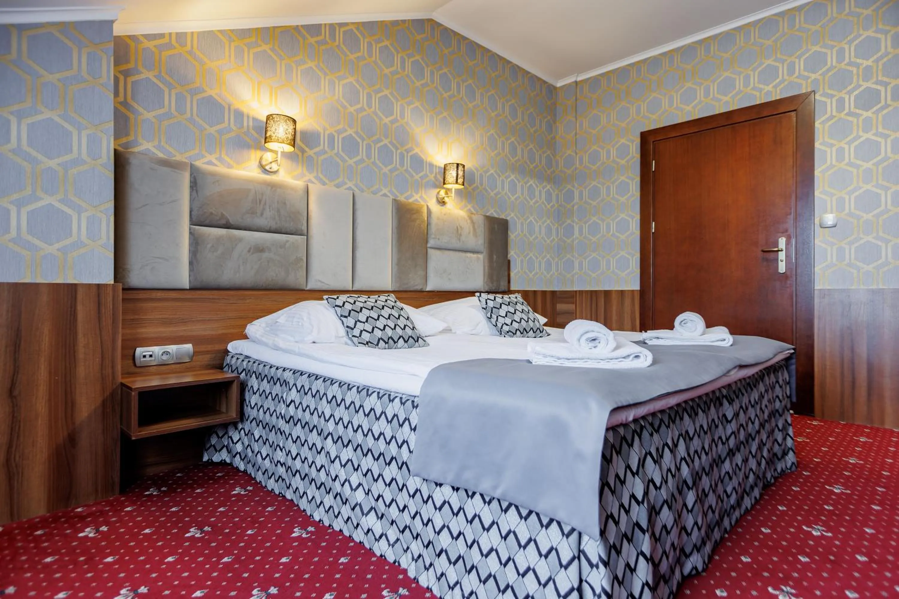 Bed in Hotel Cristal Park