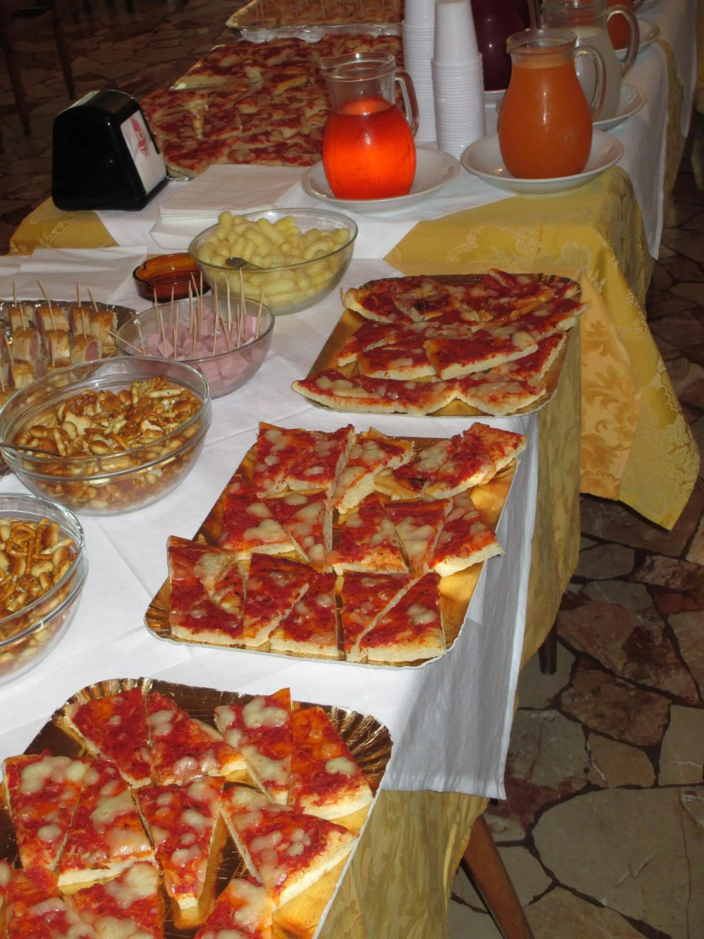 Food in Hotel Arcade