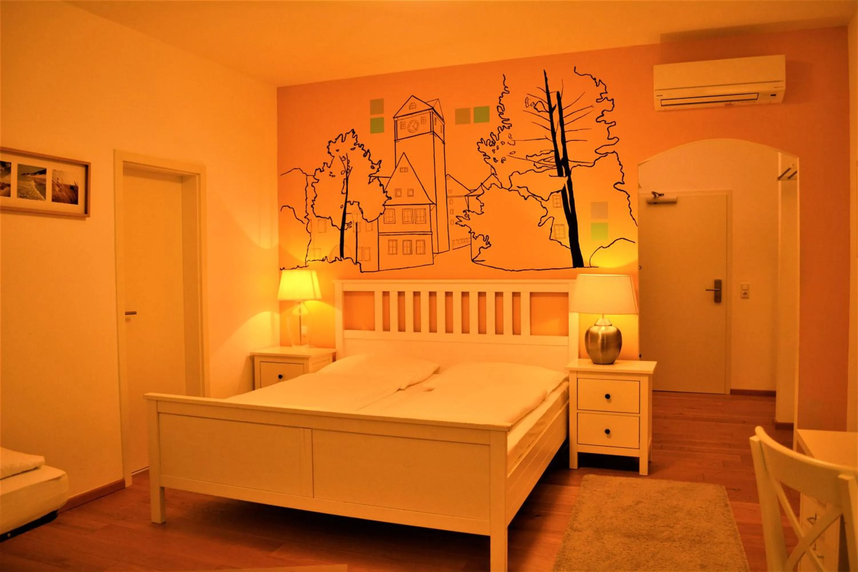 Bed in Economy Hotel Kronach